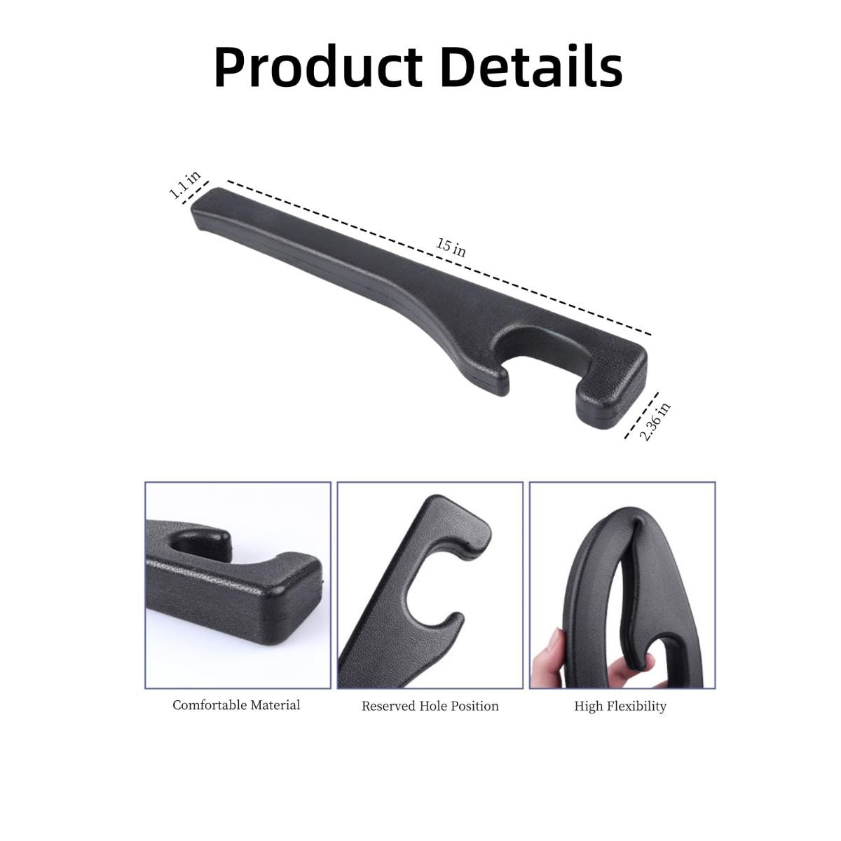 Car Seat Gap Filler 2 Pack view 2