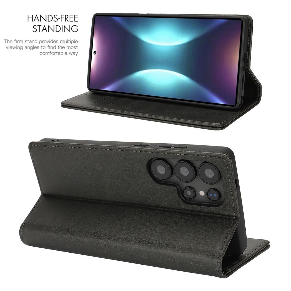 Fit for Samsung Galaxy Wallet Case with Card Holder for Women Men| Premium PU view 2
