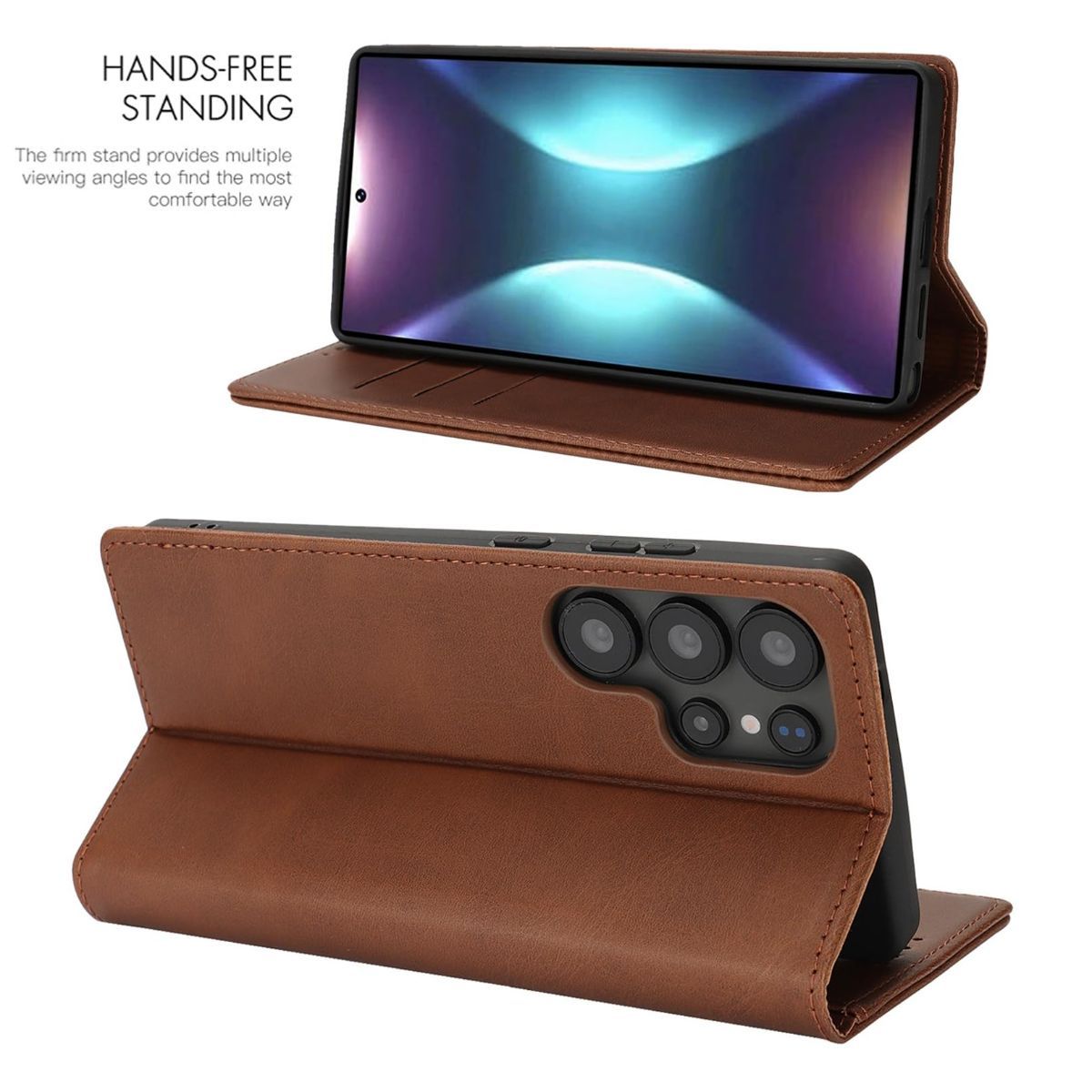 Fit for Samsung Galaxy Wallet Case with Card Holder for Women Men| Premium PU view 2