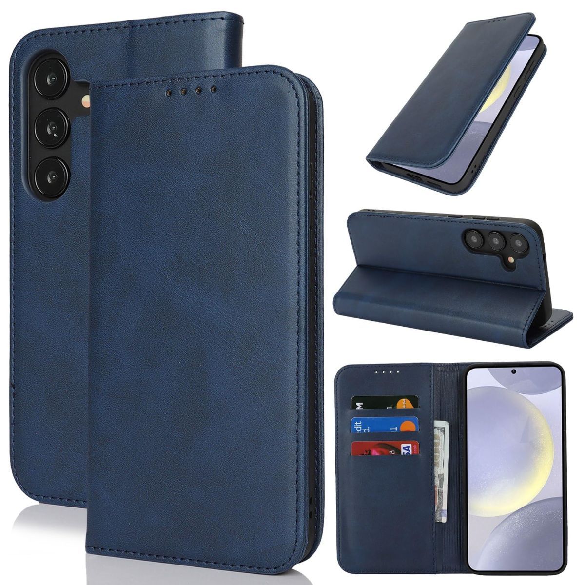 Fit for Samsung Galaxy Wallet Case with Card Holder for Women Men| Premium PU