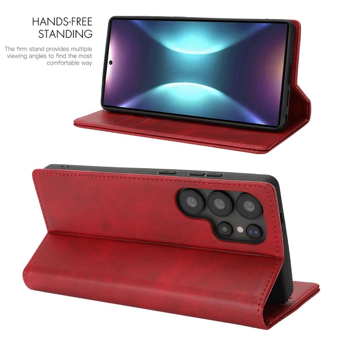 Fit for Samsung Galaxy Wallet Case with Card Holder for Women Men| Premium PU view 2
