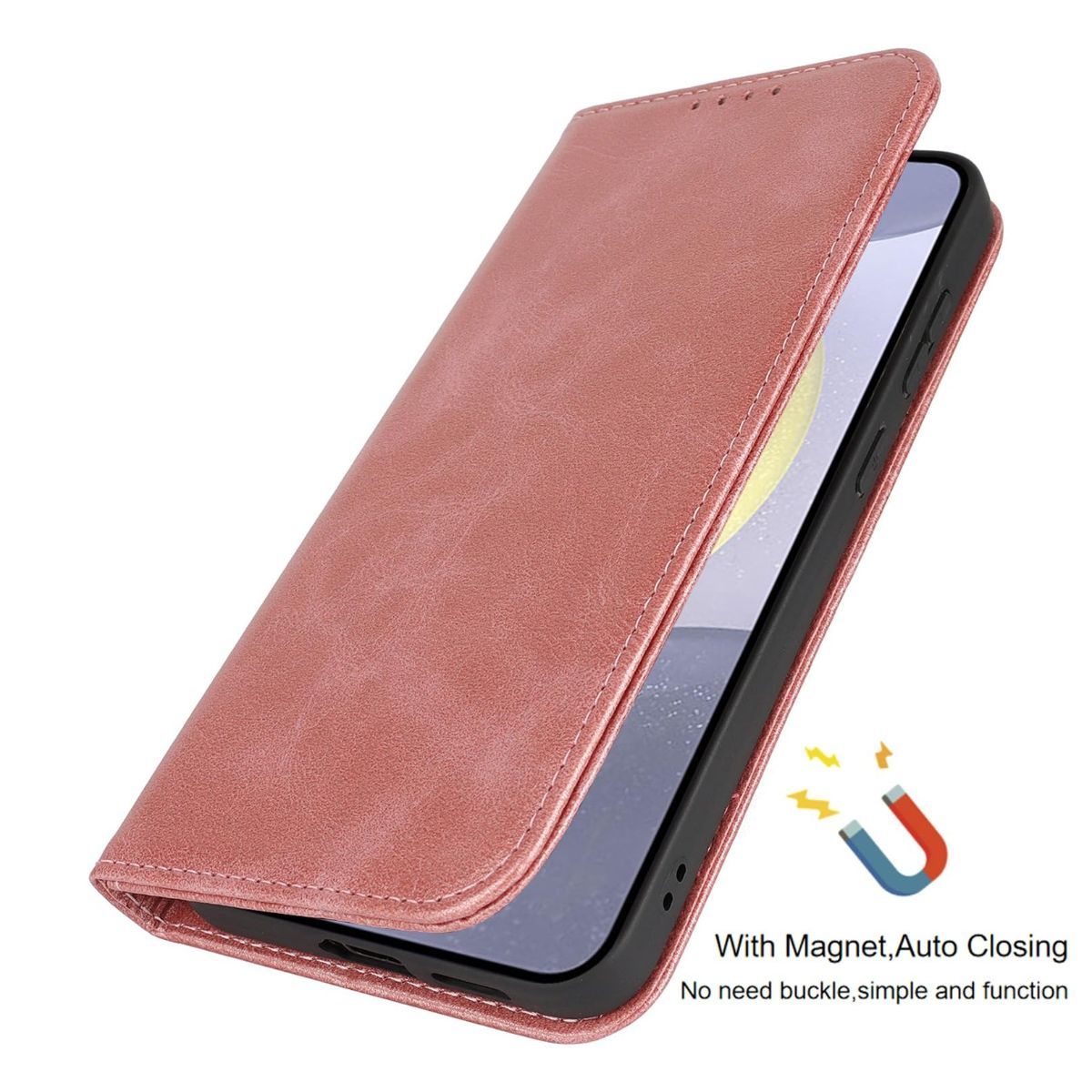 Fit for Samsung Galaxy Wallet Case with Card Holder for Women Men| Premium PU view 5