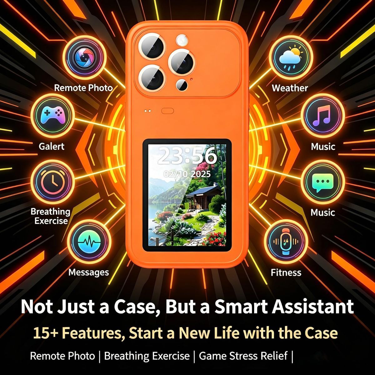 Upgraded 4'' NFC Ink Screen Case for iPhone view 3