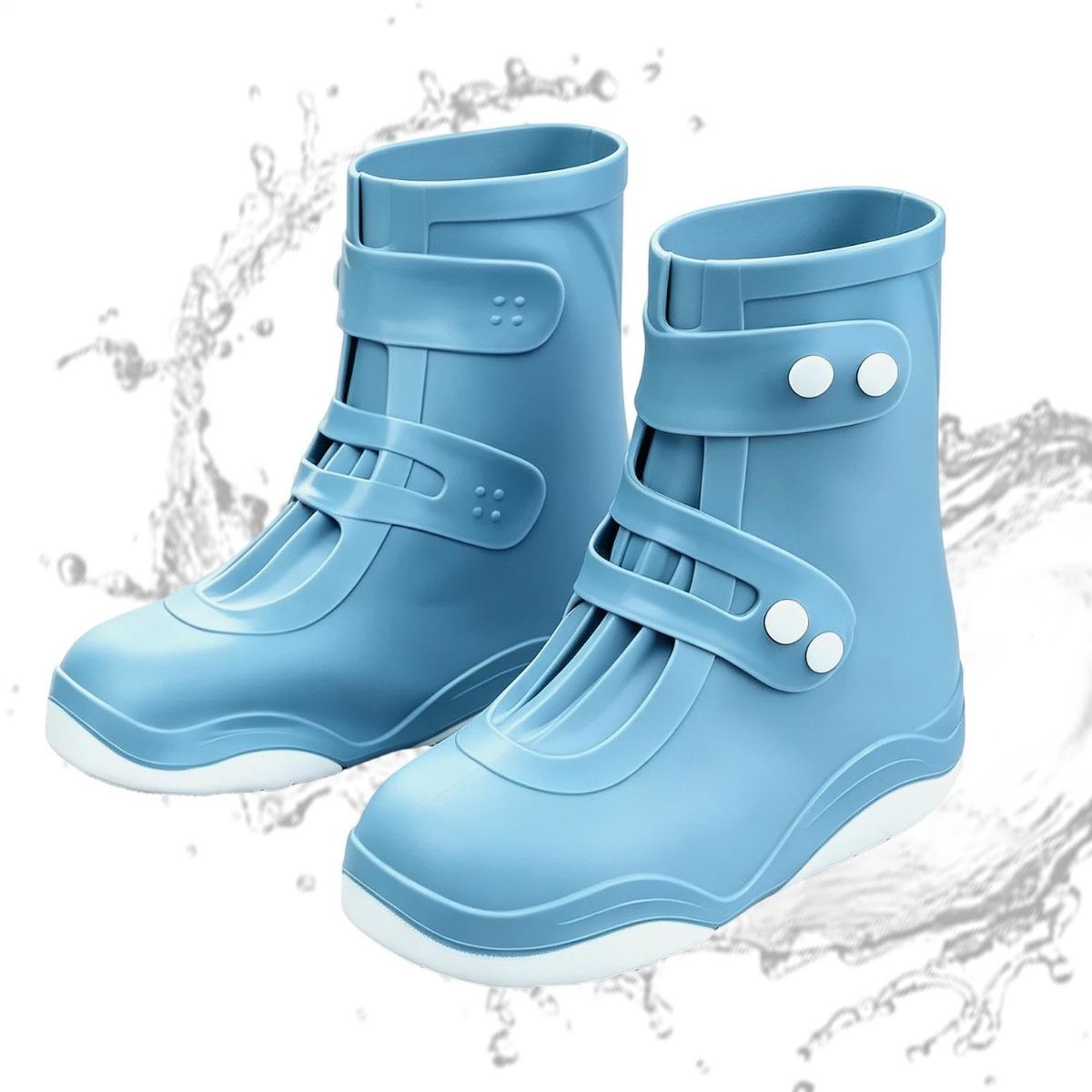 Sturdy Rain Shoe, Covers Thickened Silicone, High-top Waterproof Lawn Sturdy view 8