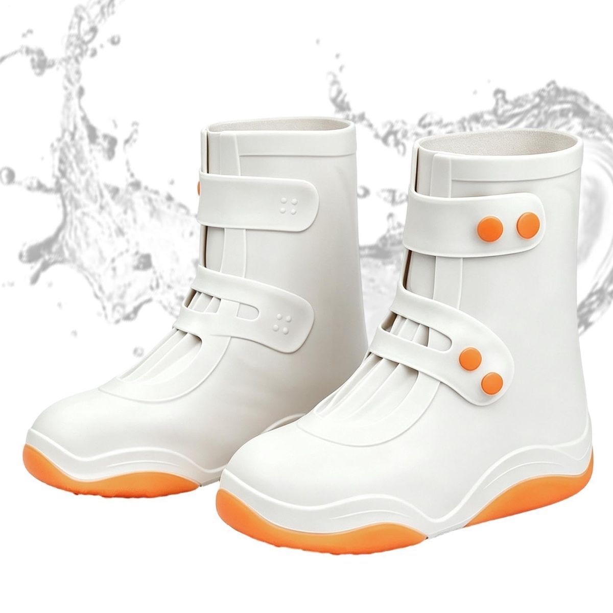 Sturdy Rain Shoe, Covers Thickened Silicone, High-top Waterproof Lawn Sturdy