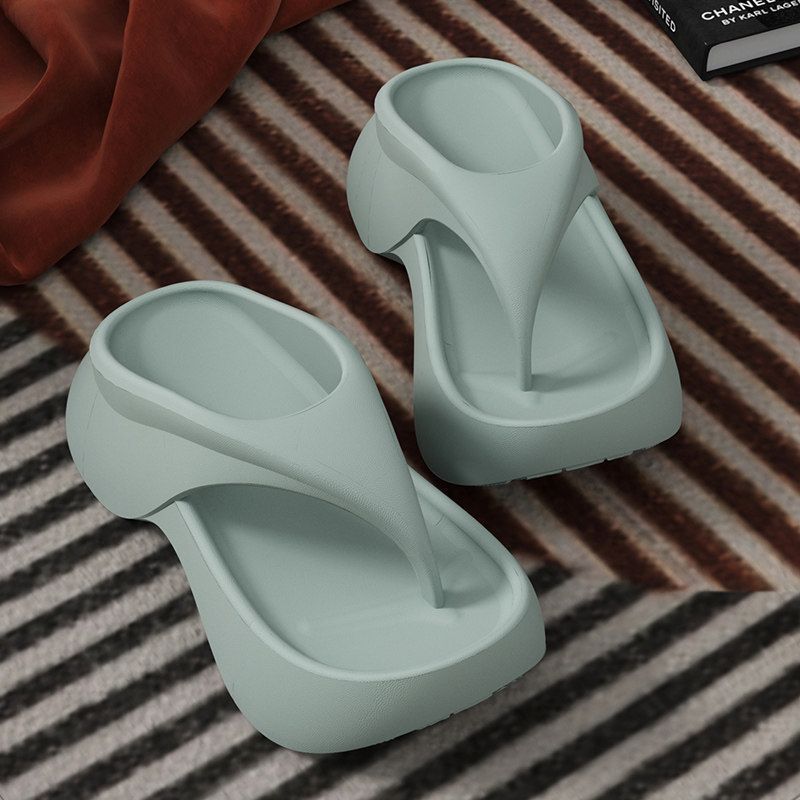 Women's Summer EVA Platform Flip Flops Outdoor Anti-Slip Beach Sandals view 10