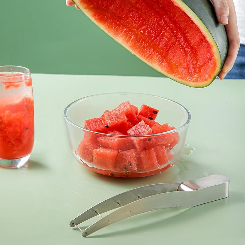 Stainless Steel Watermelon Cube Cutter Slicer view 4