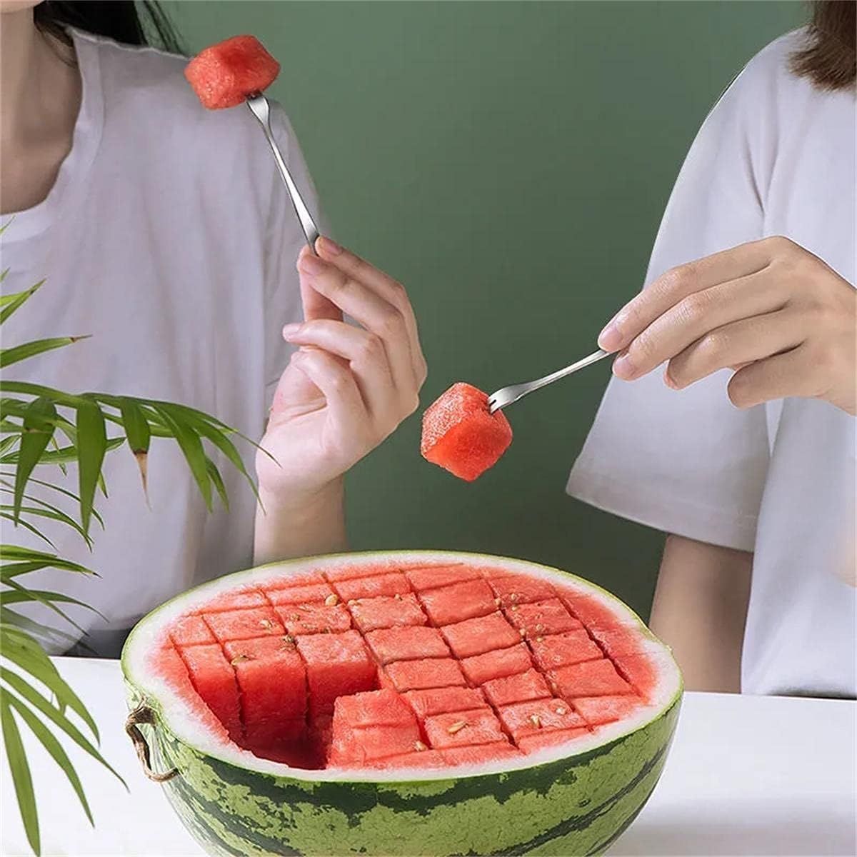 Stainless Steel Watermelon Cube Cutter Slicer view 5