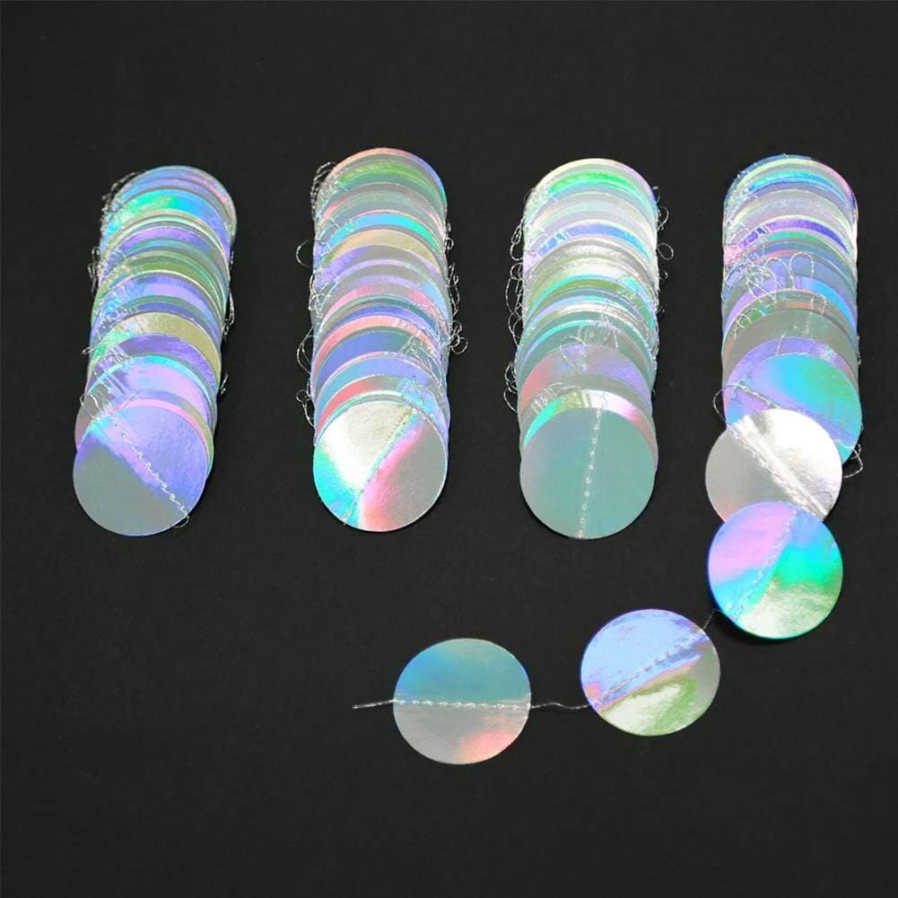 4-Pack Iridescent Circle Garlands view 4