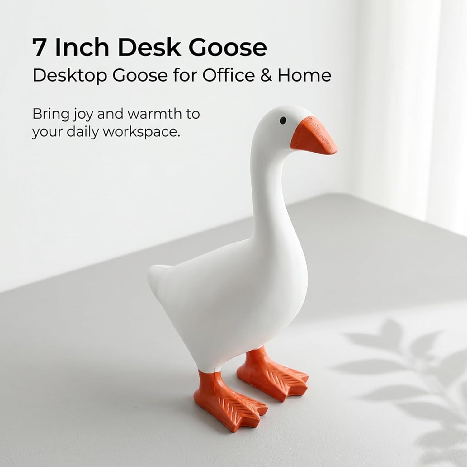 Magnetic Goose Figurine for Desk & Entryway view 3