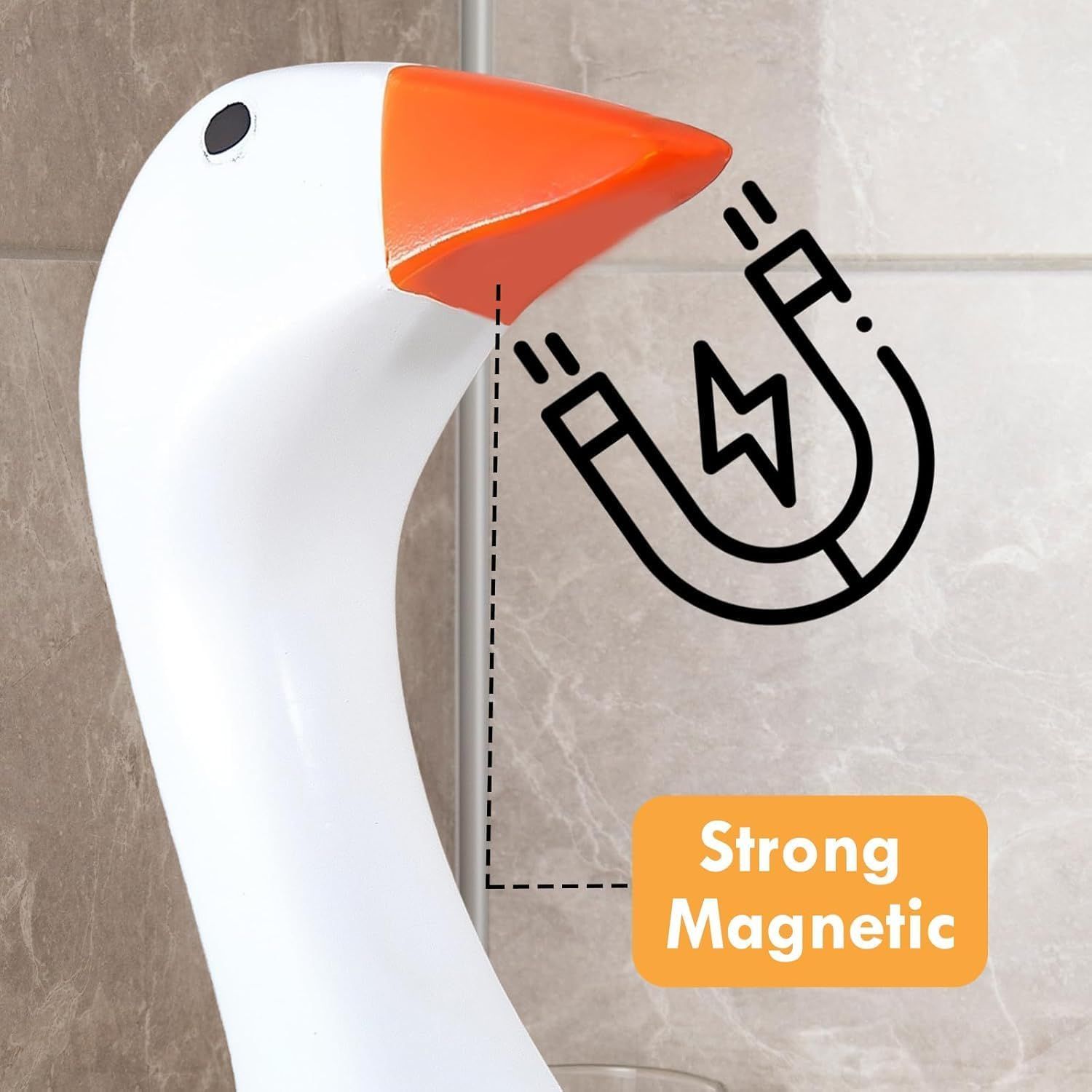 Magnetic Goose Figurine for Desk & Entryway view 6