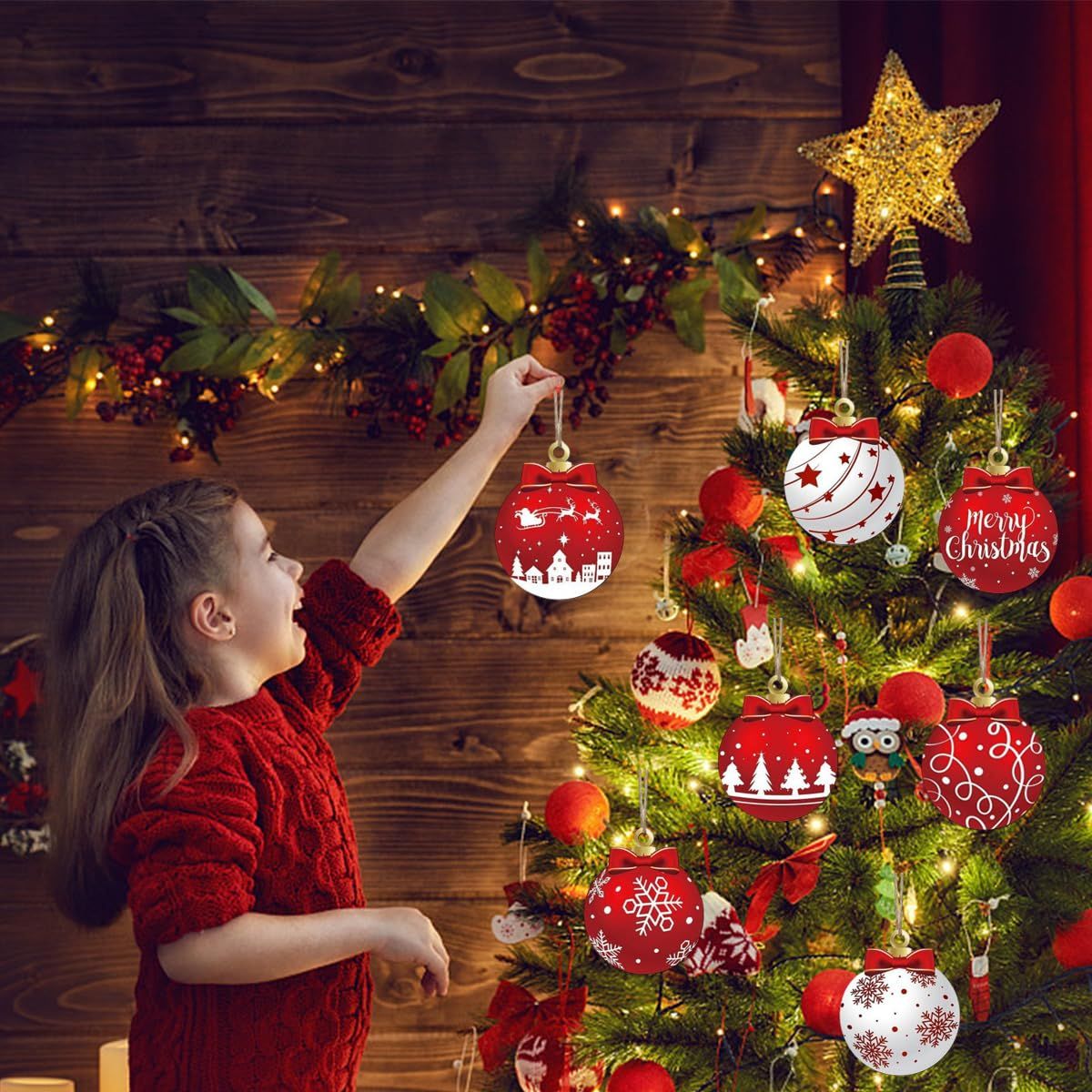 Festive Christmas Tree Ornaments For Holiday Home Party Decoration And Xmas view 4