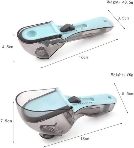 Adjustable Dual-Function Measuring Scoop Set For Baking view 8