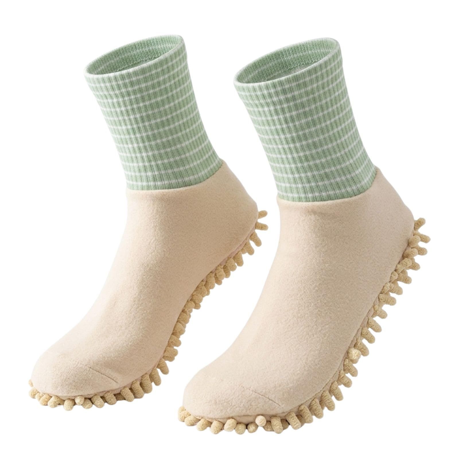Microfiber Creative Socks for Floor Cleaning Washable Lazy Floor Mopping