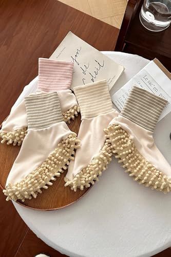 Microfiber Creative Socks for Floor Cleaning Washable Lazy Floor Mopping view 3