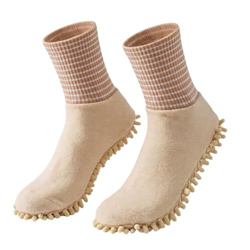 Microfiber Creative Socks for Floor Cleaning Washable Lazy Floor Mopping view 9