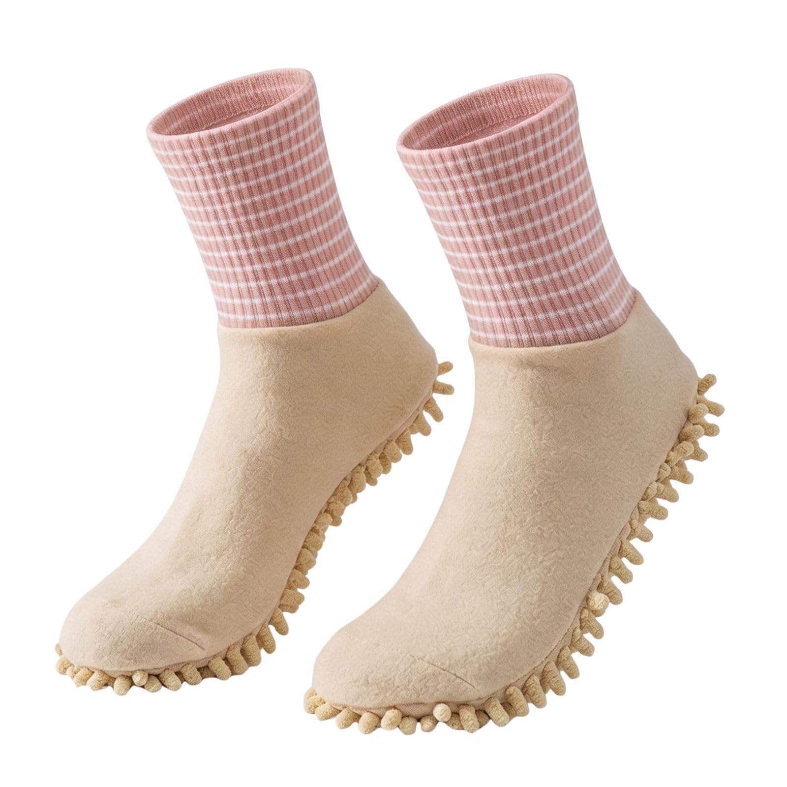 Microfiber Creative Socks for Floor Cleaning Washable Lazy Floor Mopping