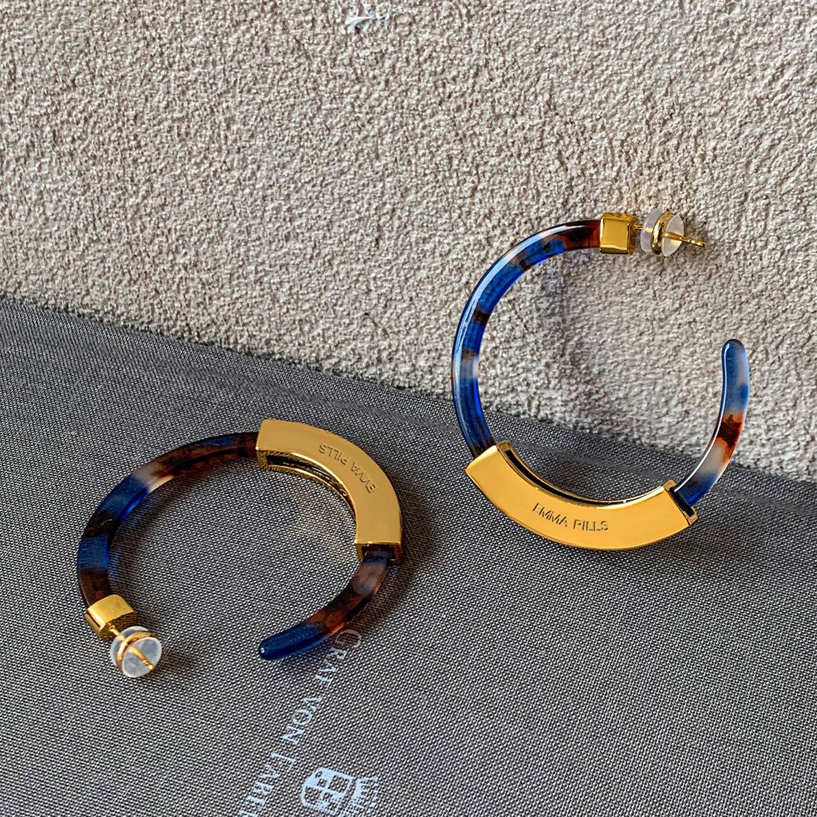 Hoop Earrings for Women Geometry Acrylic Resin Earrings Bohemia Tortoise Shell view 9