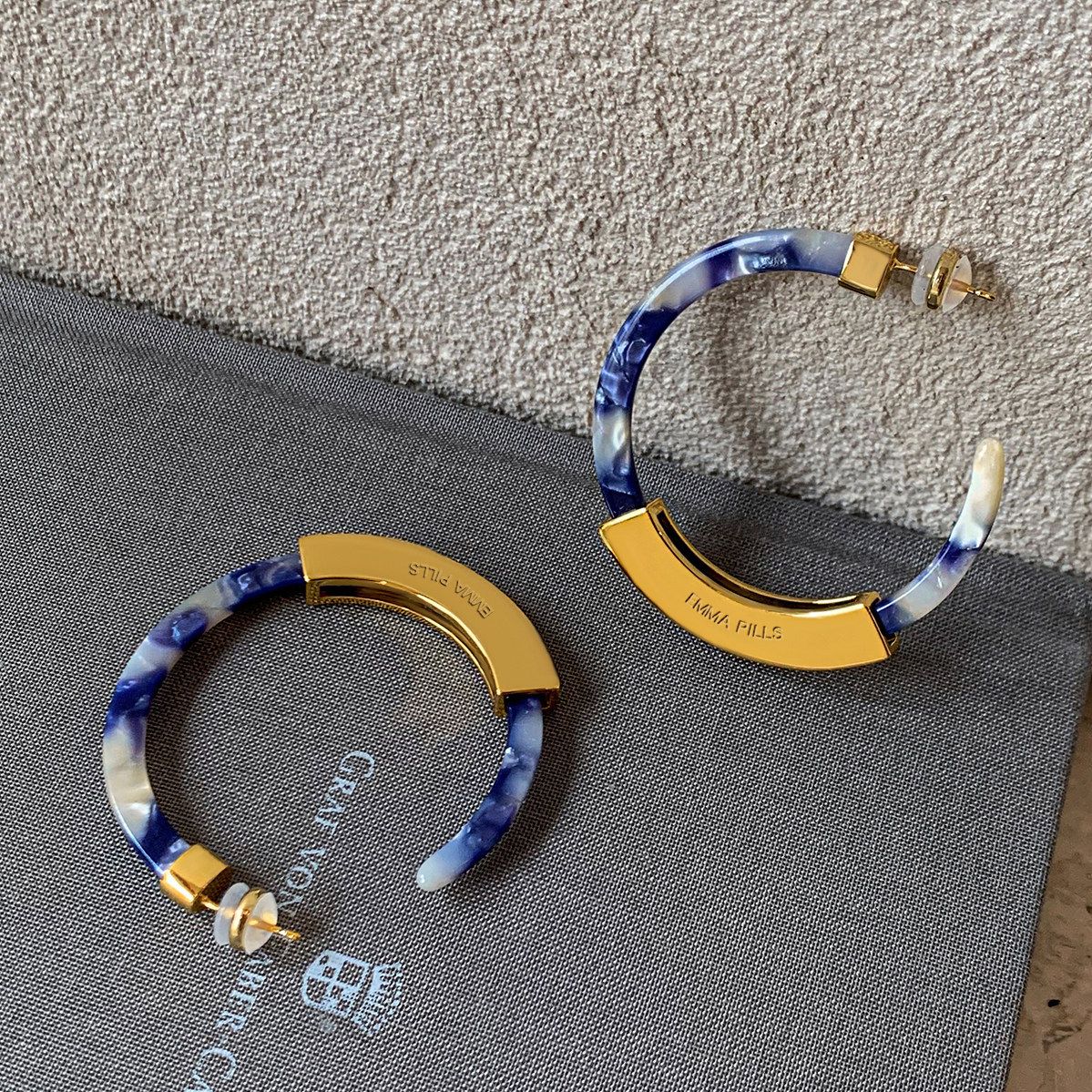 Hoop Earrings for Women Geometry Acrylic Resin Earrings Bohemia Tortoise Shell