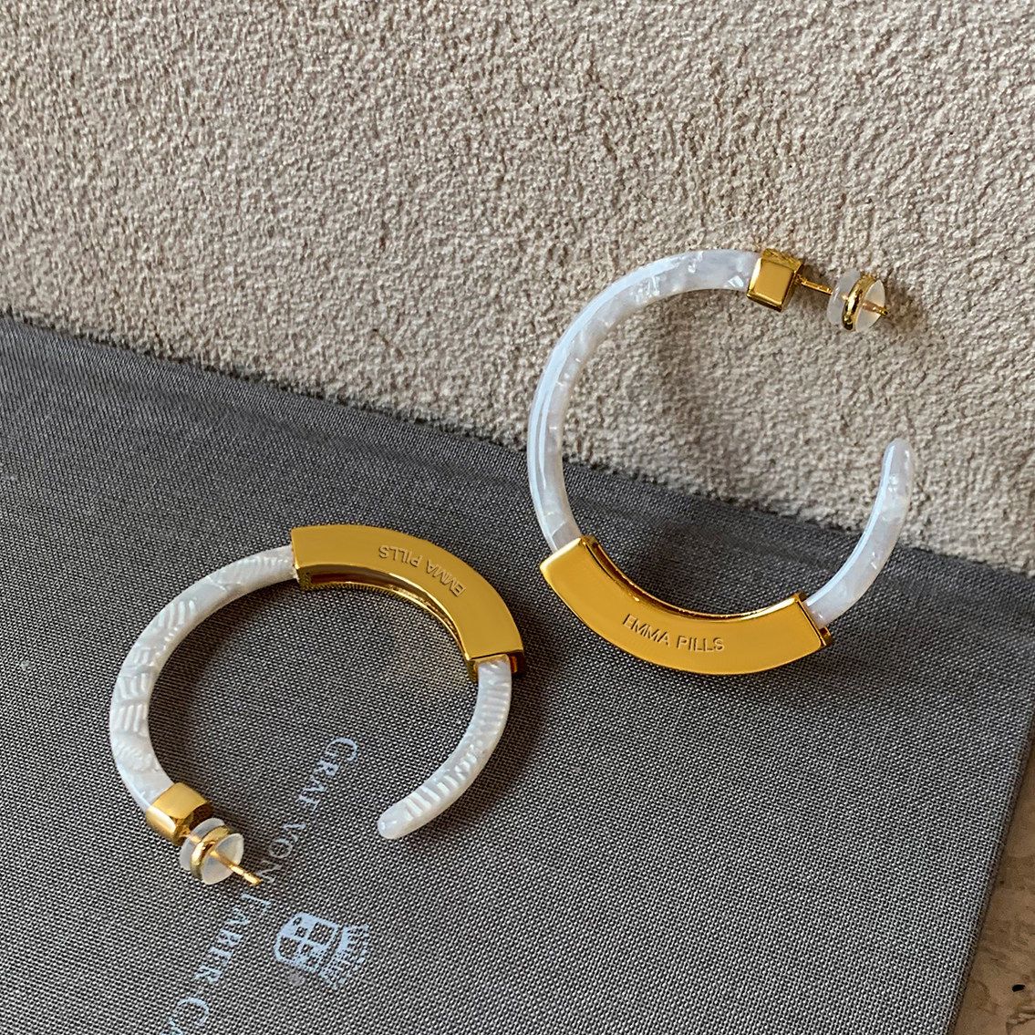 Hoop Earrings for Women Geometry Acrylic Resin Earrings Bohemia Tortoise Shell view 8