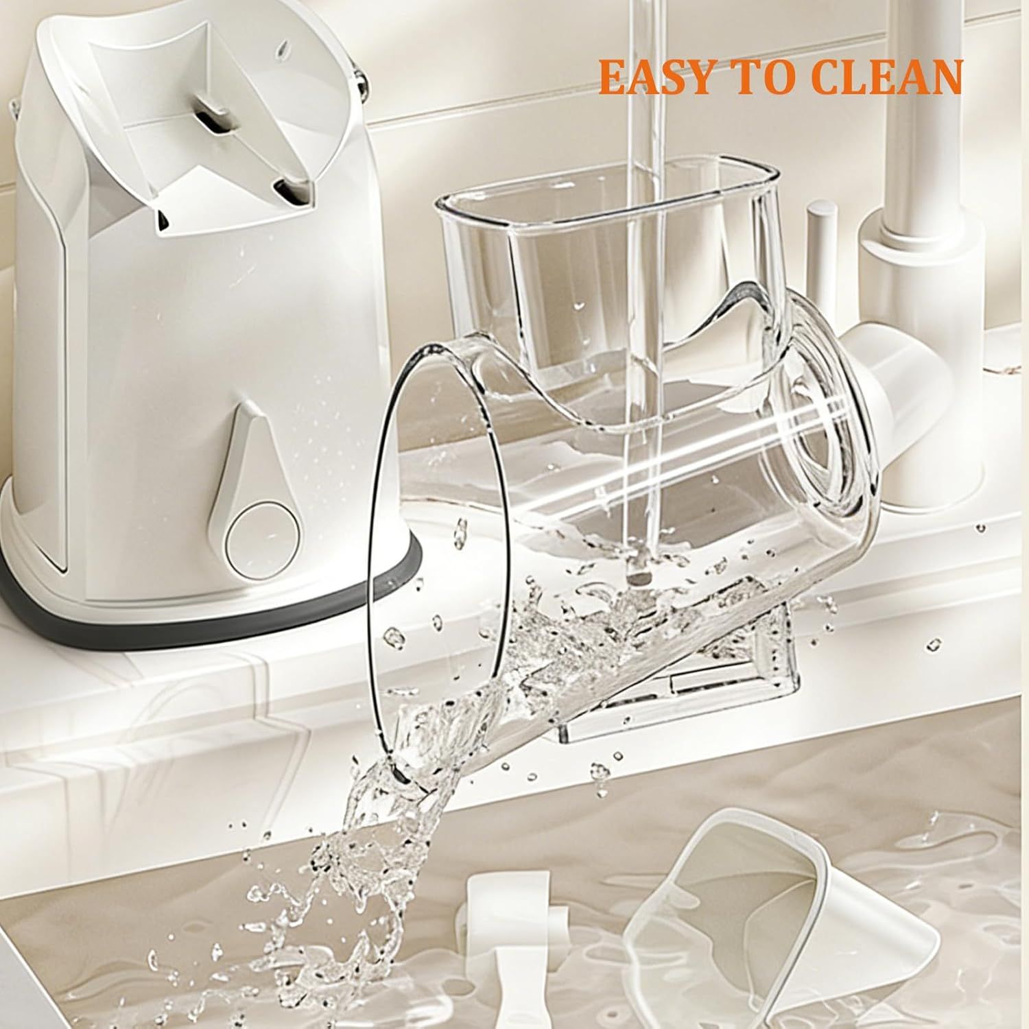5-in-1 Hand Crank Rotary Vegetable Slicer & Grater with 10 Blades view 5