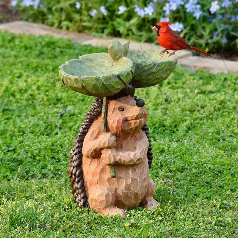 Resin Bird Bath Statue for Garden view 6