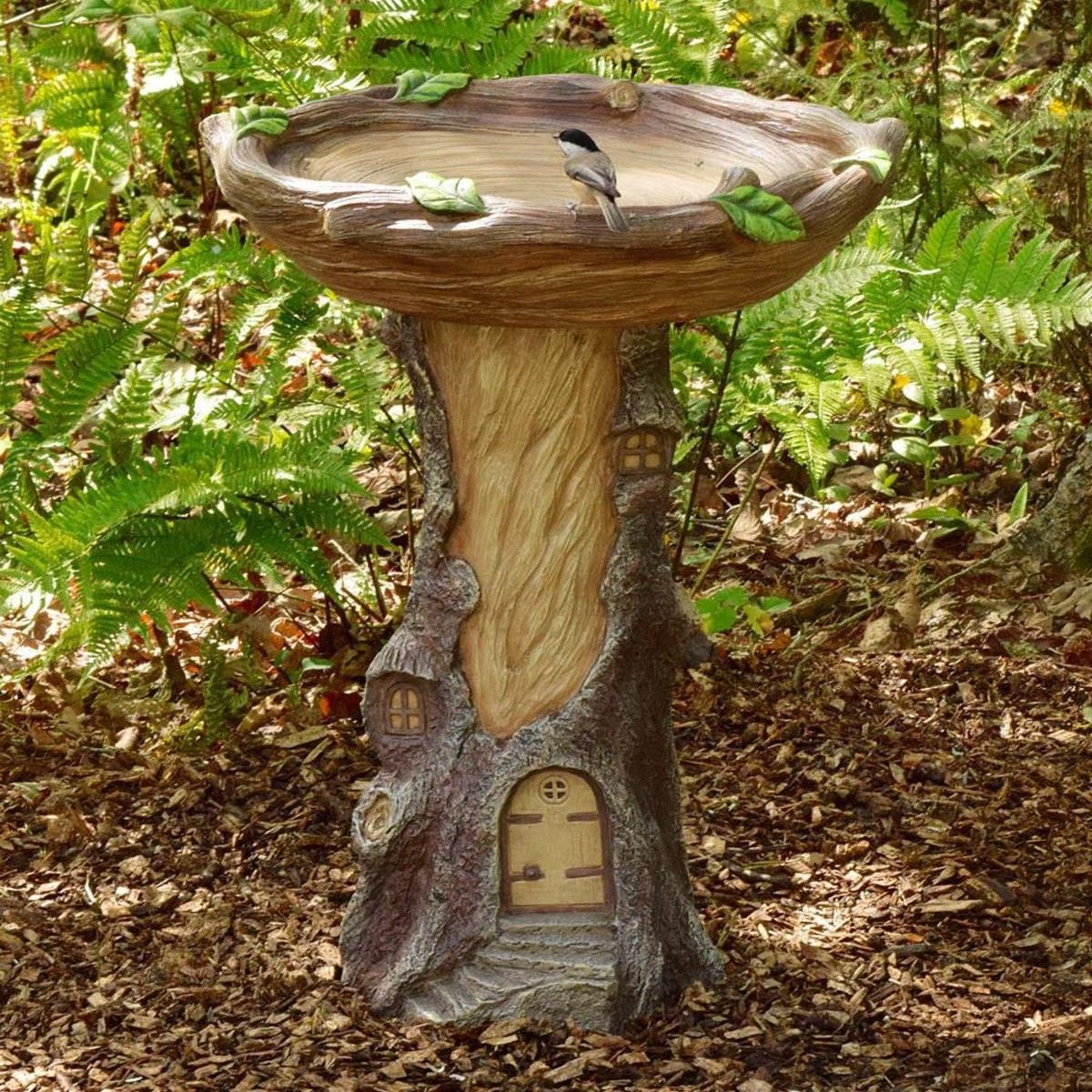 Resin Bird Bath Statue for Garden view 4
