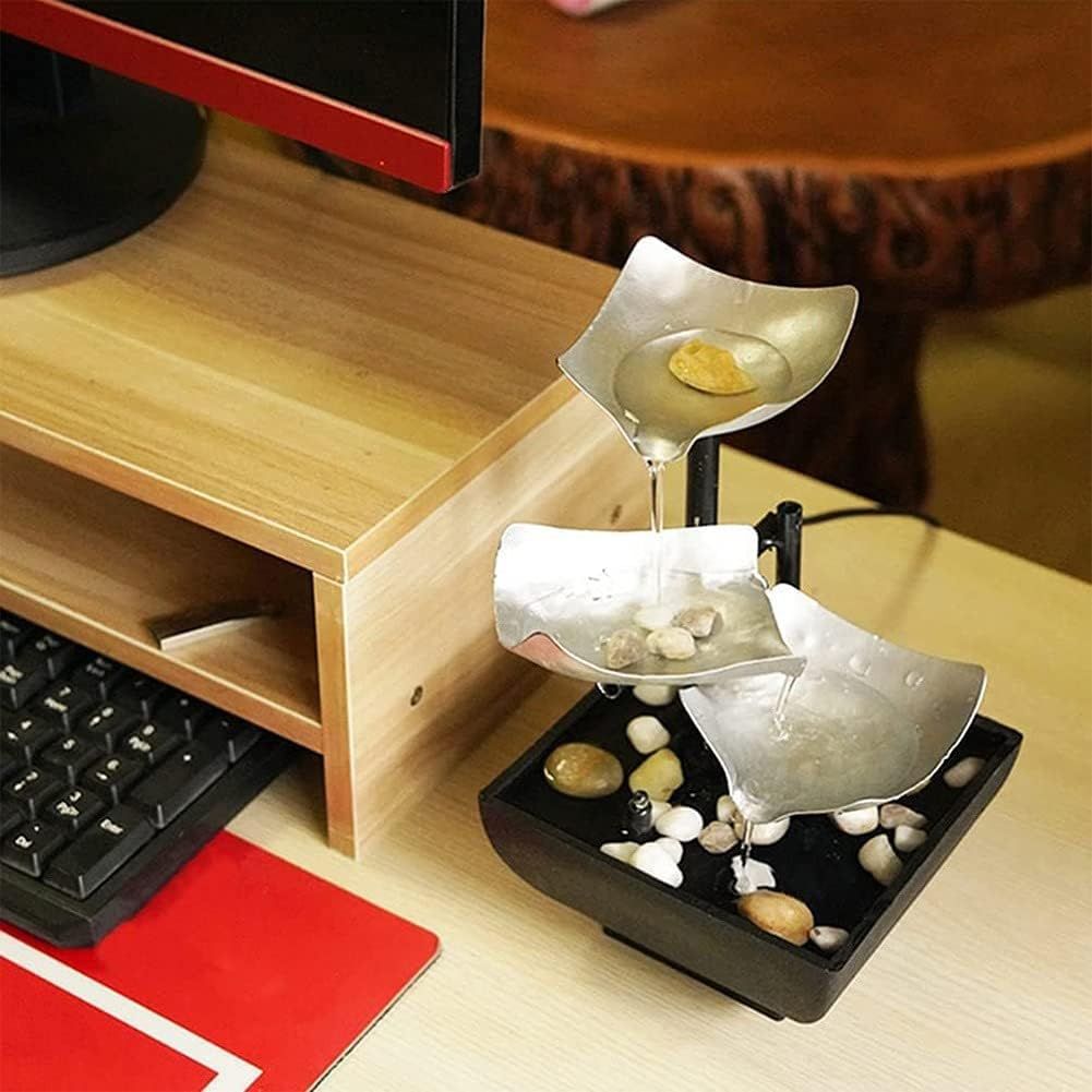 Mini Tabletop Water Fountain for Home Office view 5