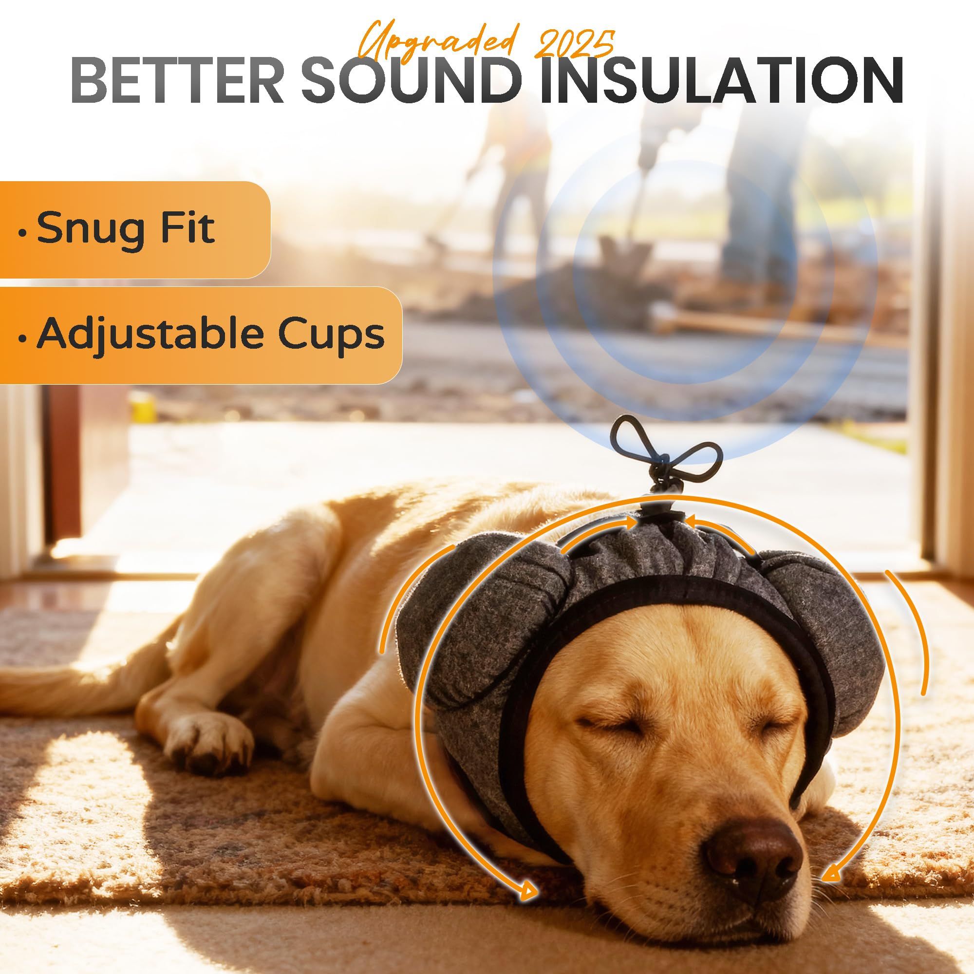 28dB Dog Ear Muffs Noise Protection view 2