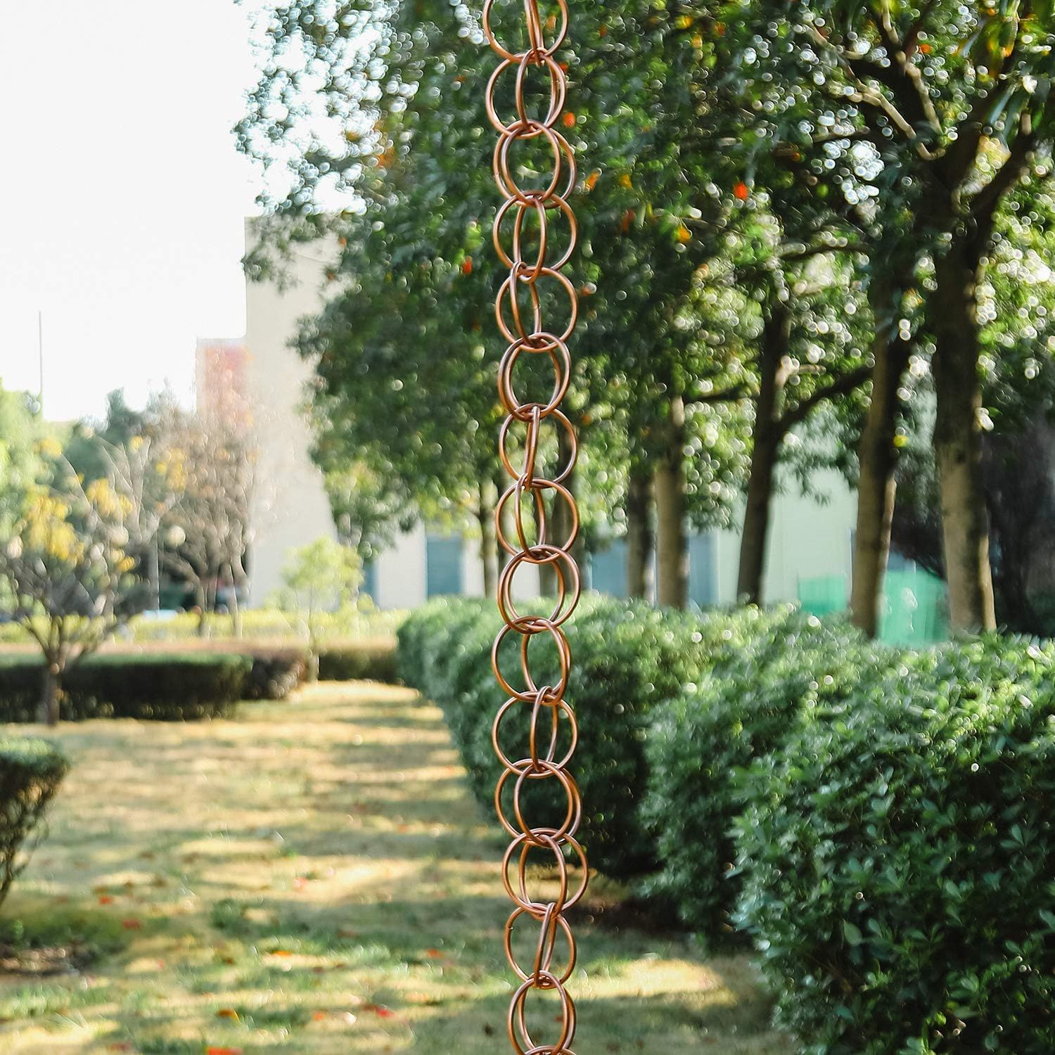 Rain Chains Pure Copper Ring Rain Chain view 3