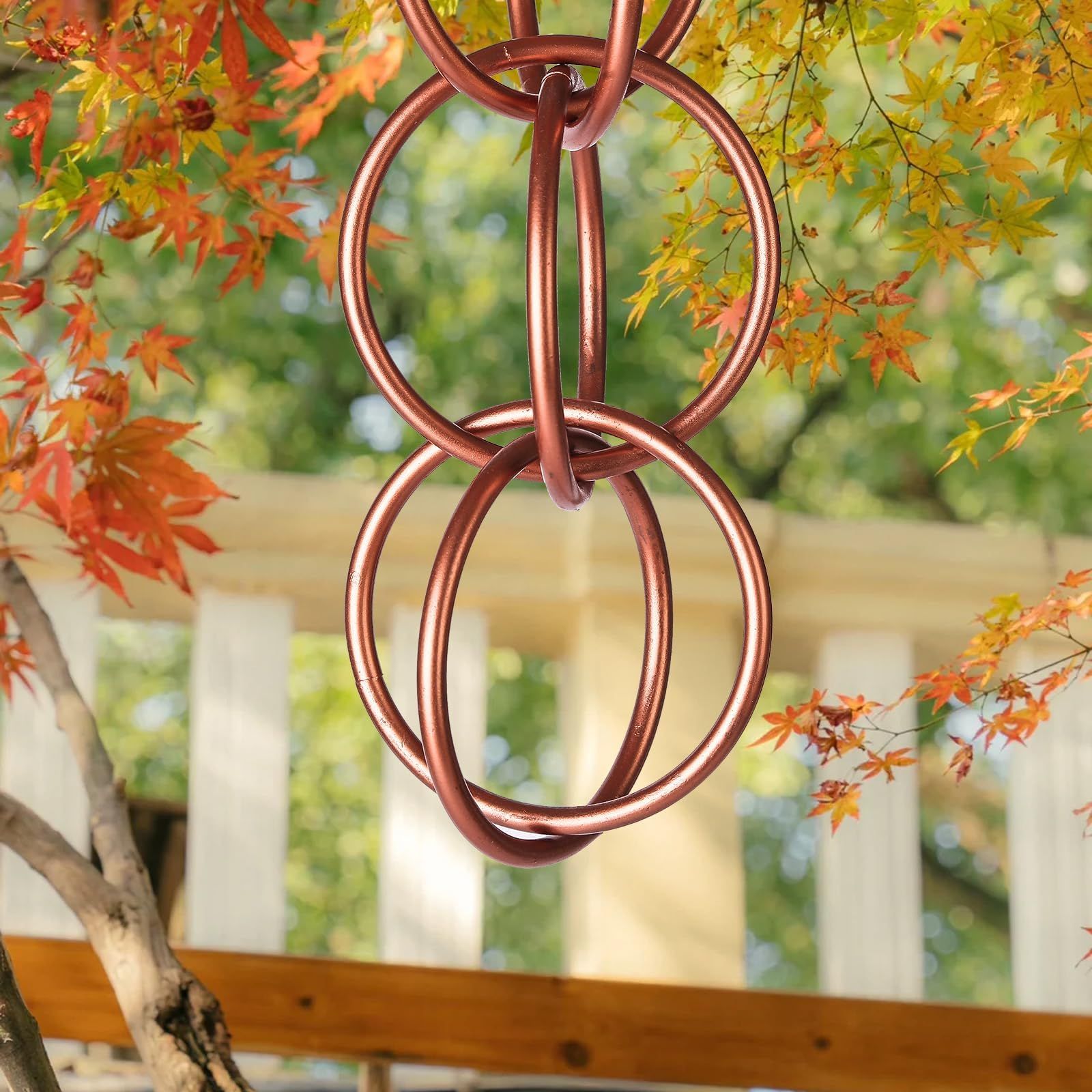 Rain Chains Pure Copper Ring Rain Chain view 5
