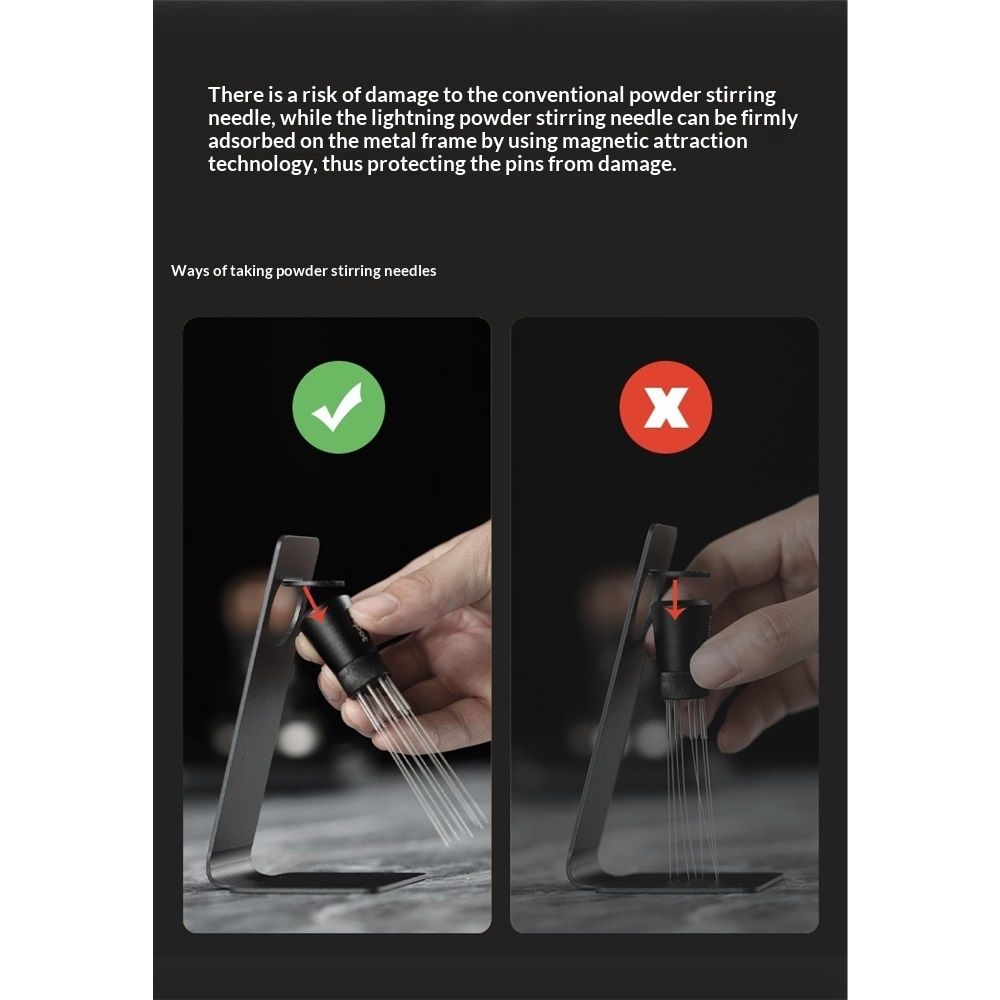 Magnetic Coffee Stirrer 0.4mm 7 Installed Pins + 0.25mm for Espresso view 5
