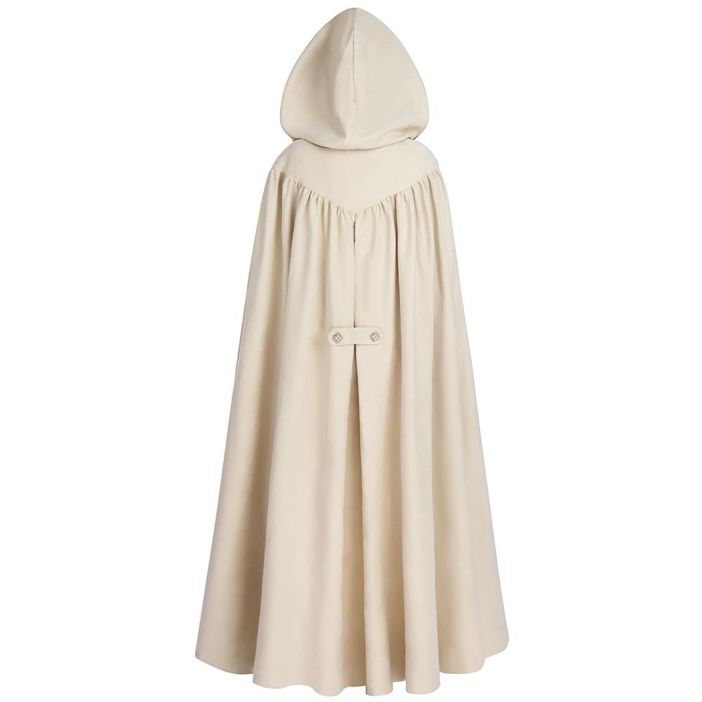Cloak with Hood Women Renaissance Hooded Medieval Cloak Witch Robe Cape Hooded view 2