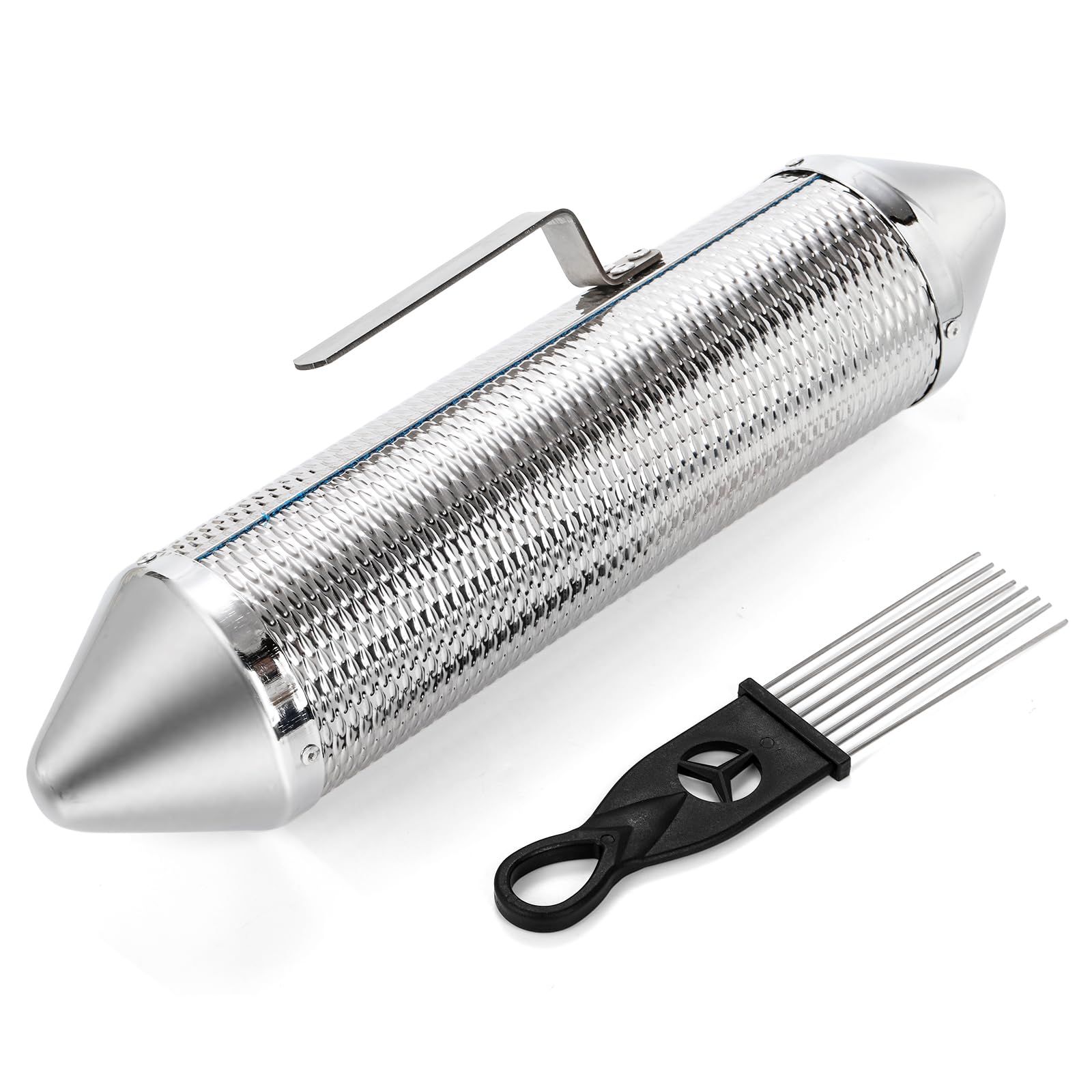 Metal 12"x 4" Stainless Steel with Scraper Latin Percussion Instrument view 3