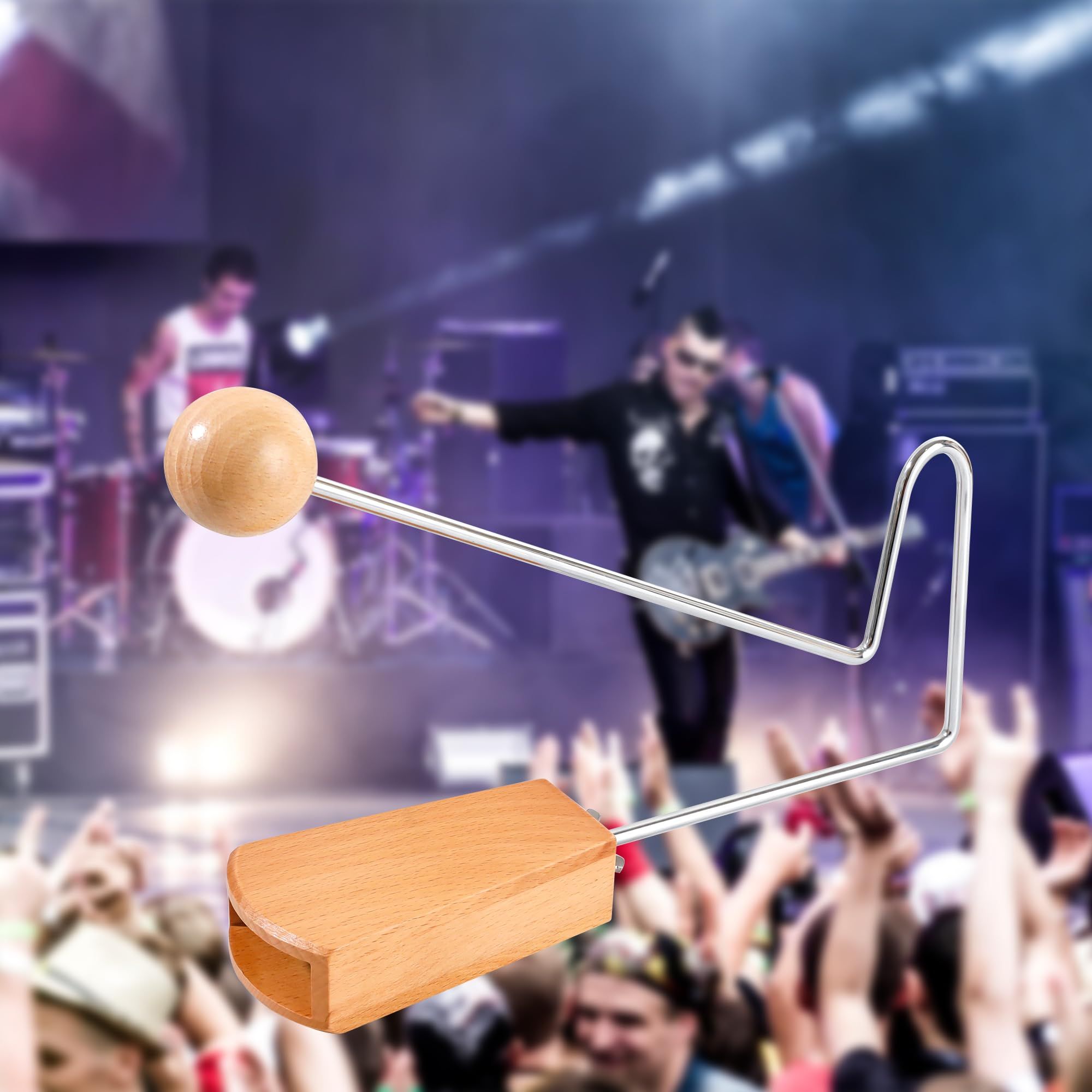 Percussion Instrument, Latin Hand Percussion Instrument, Easy to Use Handheld view 2