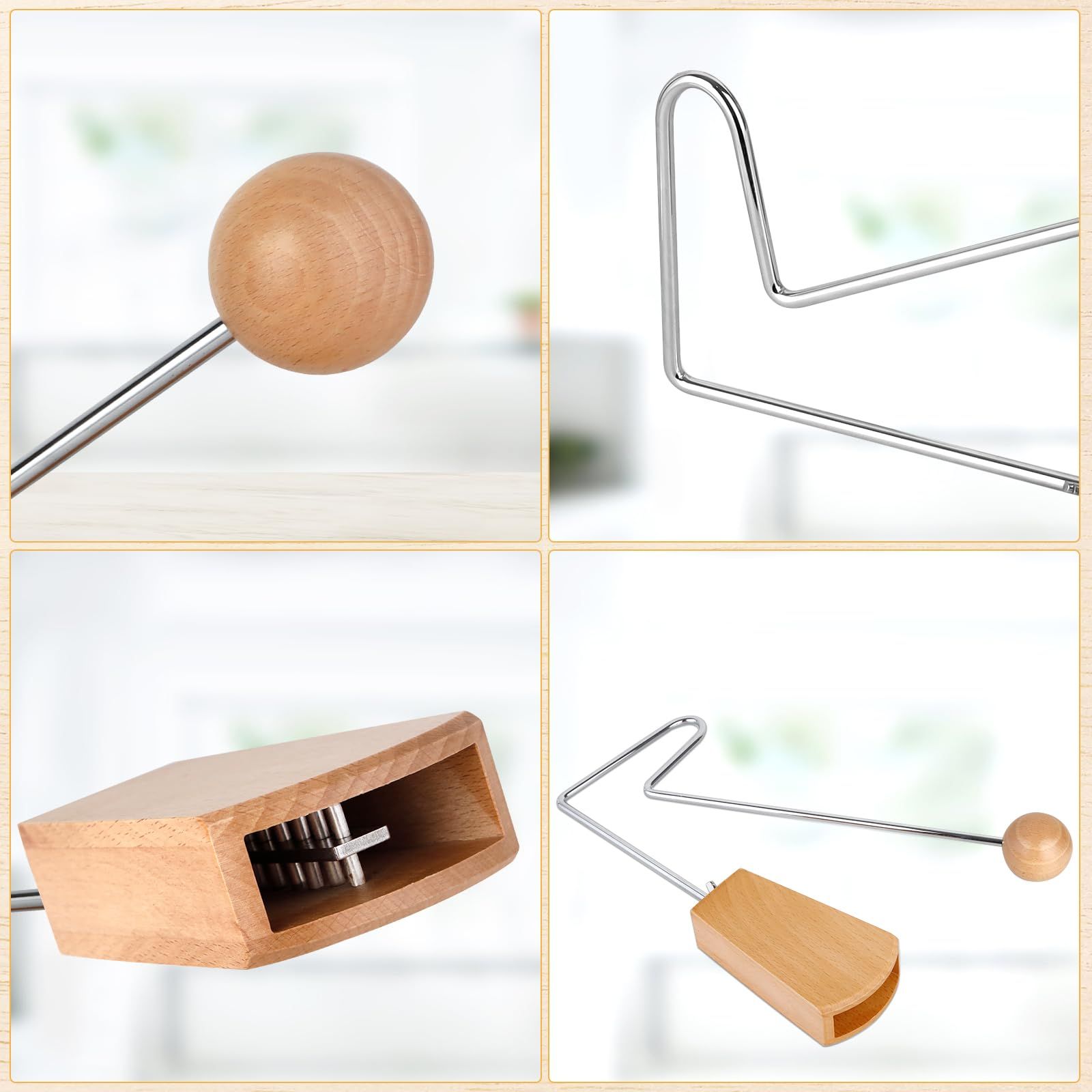 Percussion Instrument, Latin Hand Percussion Instrument, Easy to Use Handheld view 3