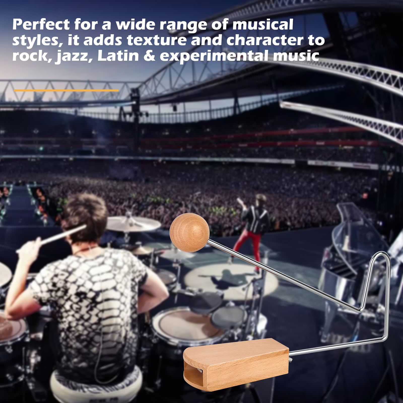 Percussion Instrument, Latin Hand Percussion Instrument, Easy to Use Handheld view 5