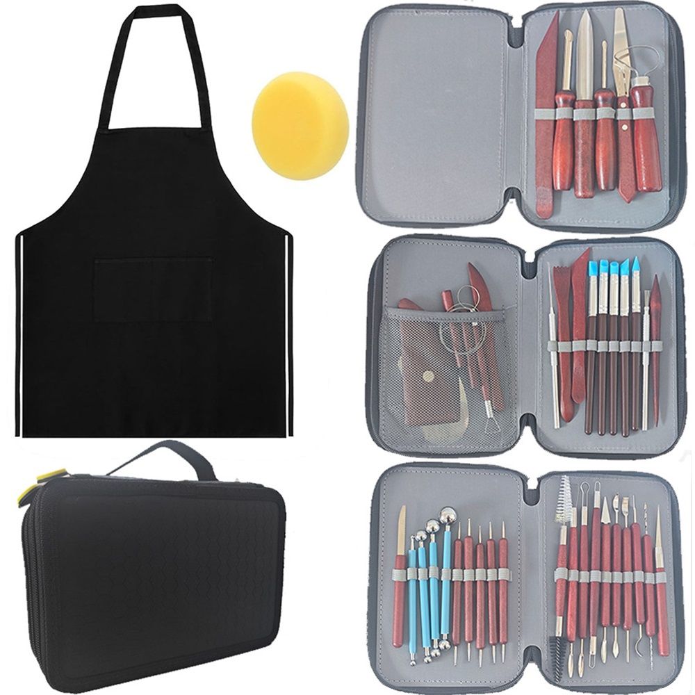 43pcs Pottery Tools, Clay Tools, Sculpting Tools, Pottery Kit, Air Dry Clay