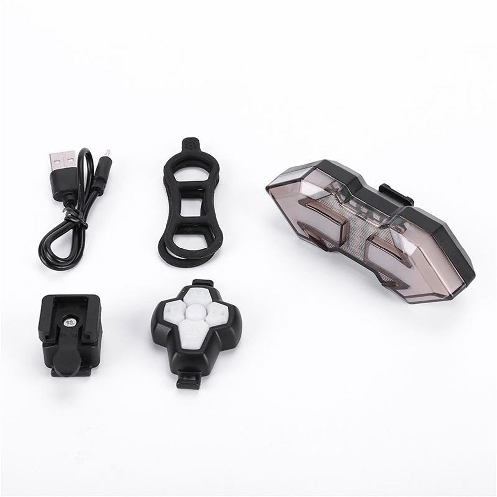 Bike Turn Signals,Bright Bike Tail Light with Turn Signals,USB Rechargeable