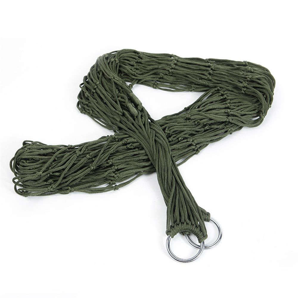 Travel Hammock,Camping Hammock, Outdoor Sport Hammock Army Green Net Mesh