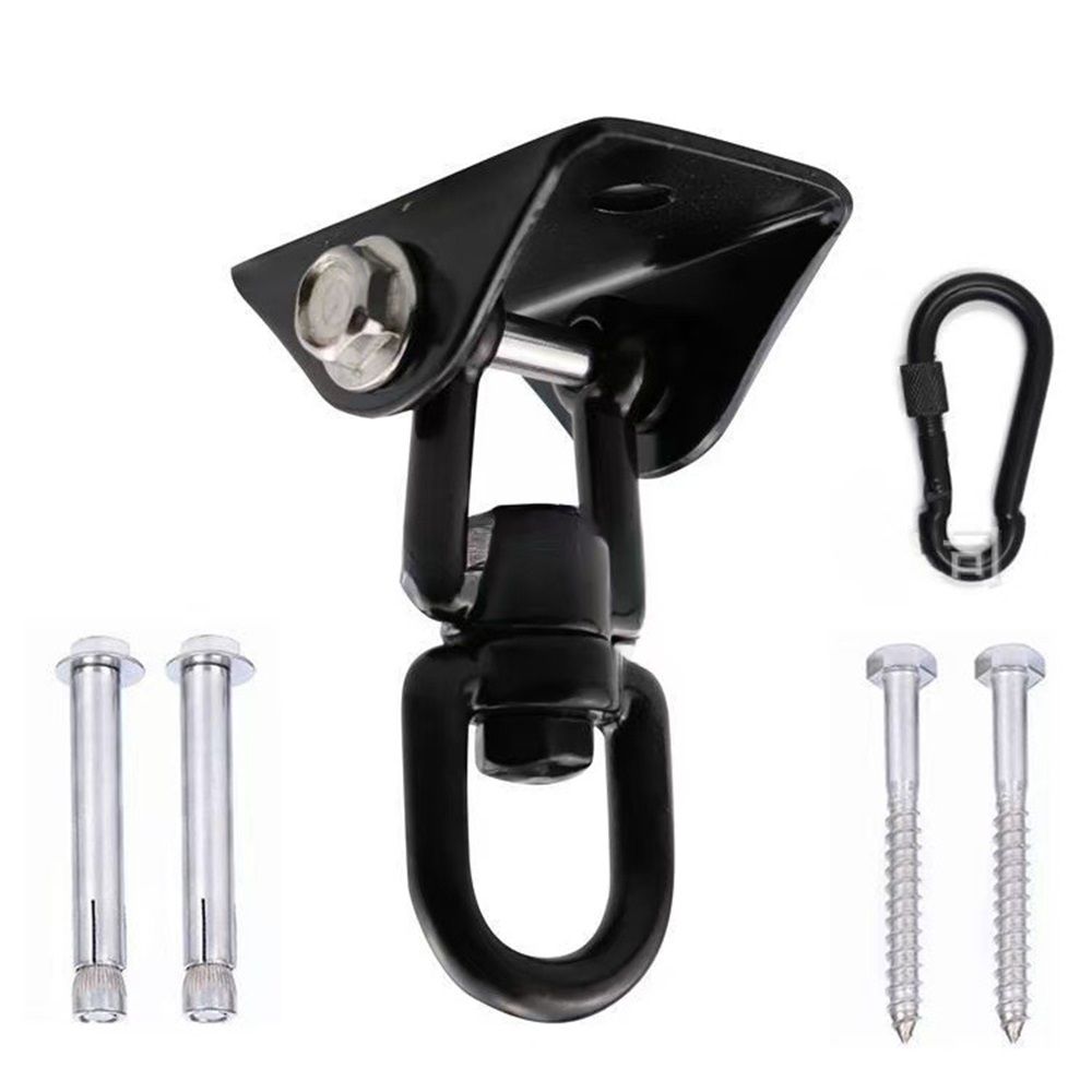 Hammock Hanging Kit,Hanging Chair Hardware 360°Rotating Capacity Hammock Hooks — image 1