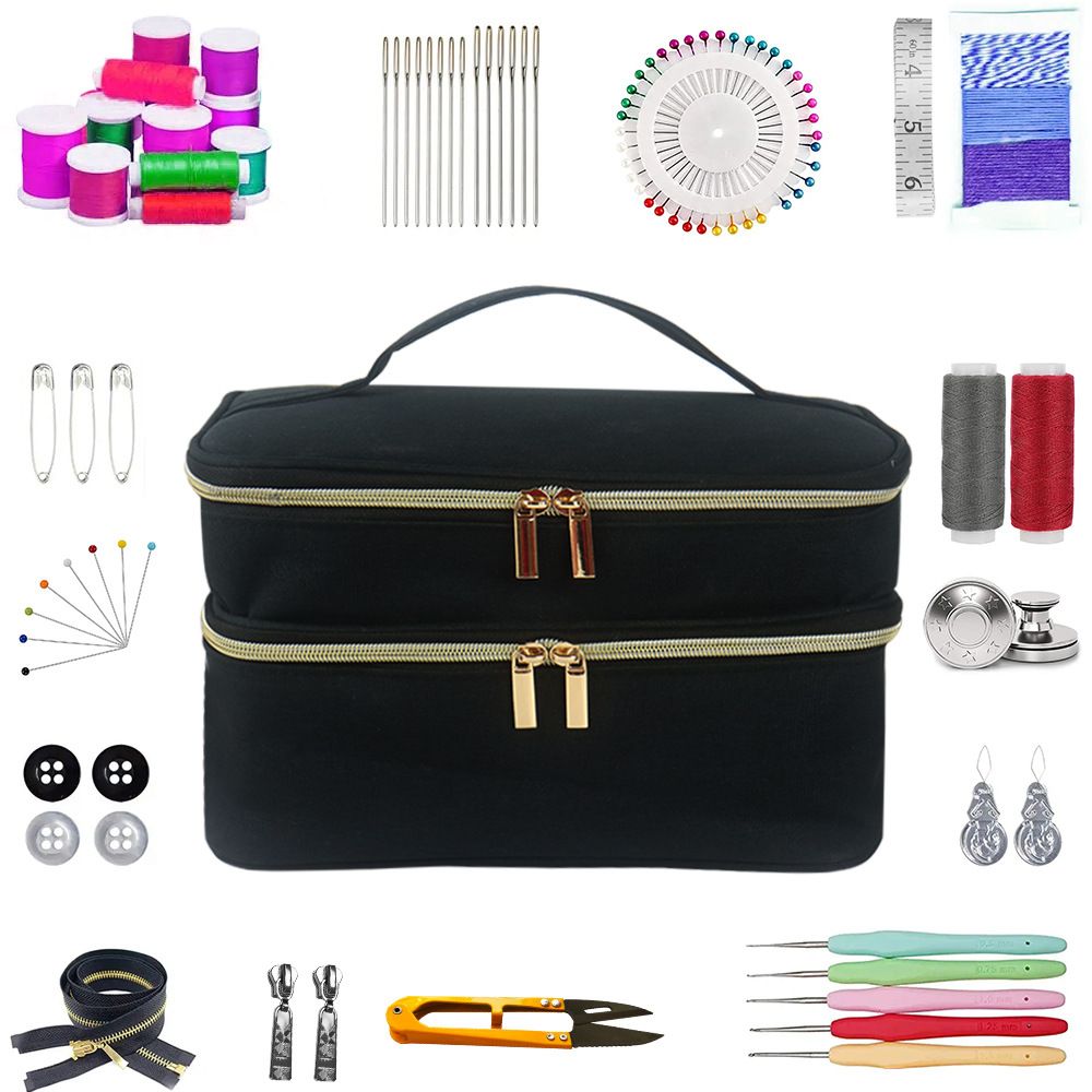 Double-Layer Sewing Bag Accessories Organizer view 5