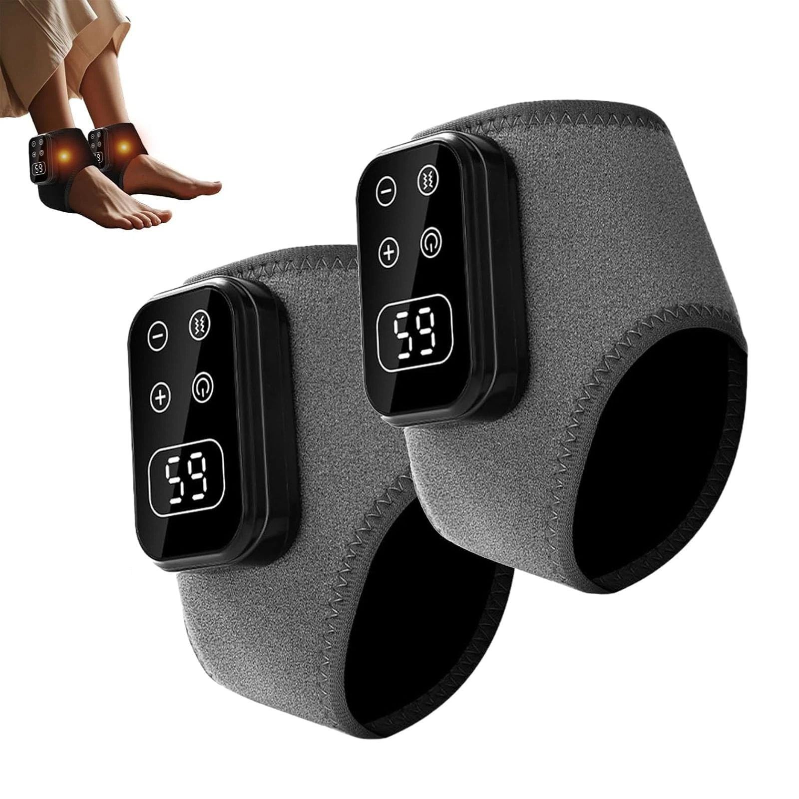 A pair Massager, Wireless Portable Foot Massager Method Foot Revive Massager
