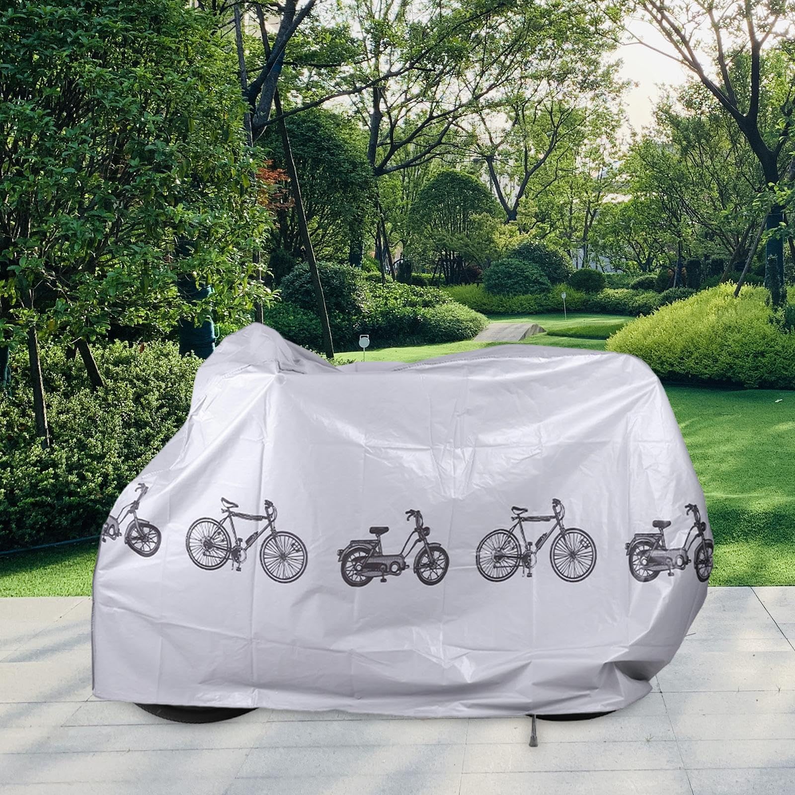2 pack Bike Bicycle Cover Waterproof Dustproof- Bike Cover for 1 or 2 Bikes view 4