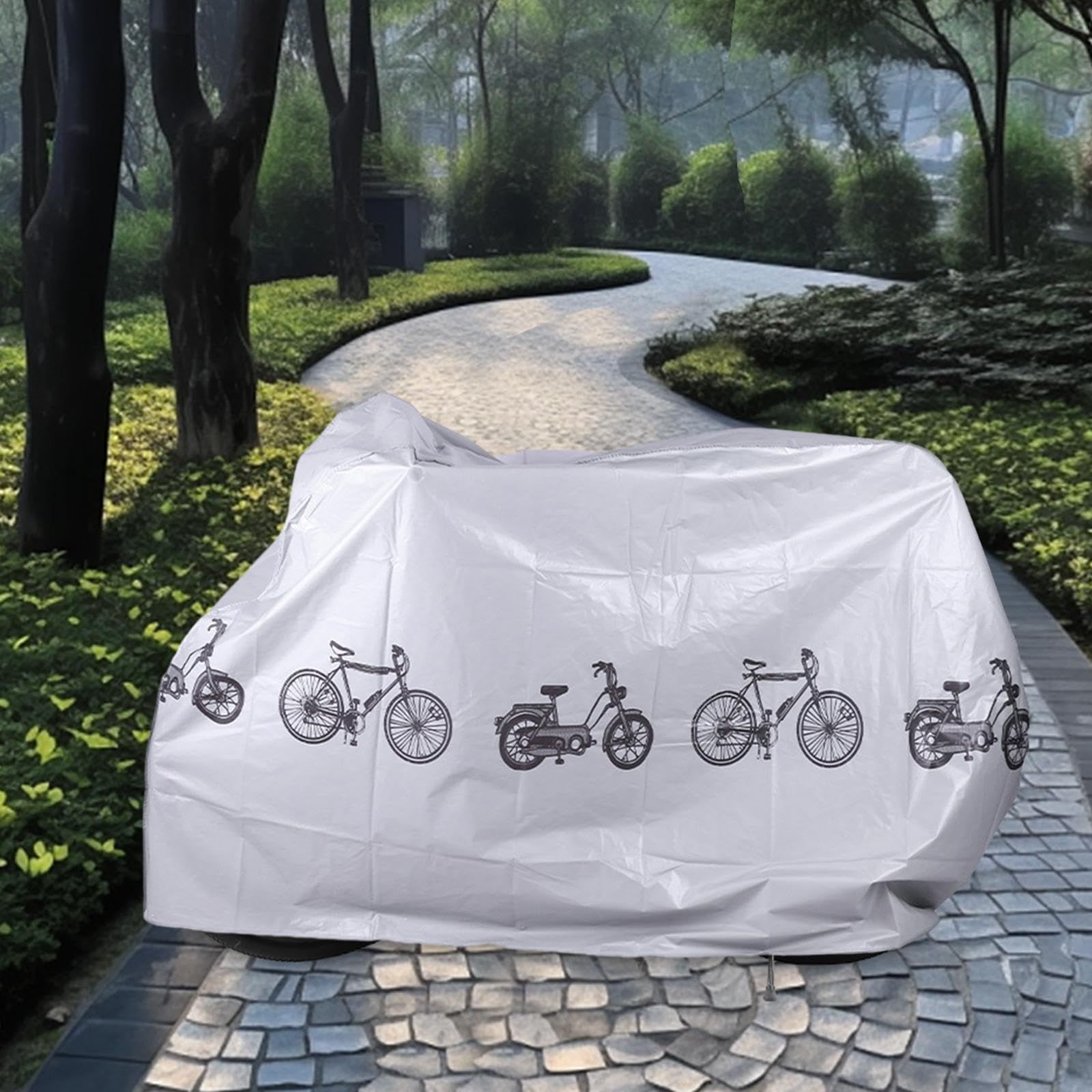 2 pack Bike Bicycle Cover Waterproof Dustproof- Bike Cover for 1 or 2 Bikes view 5