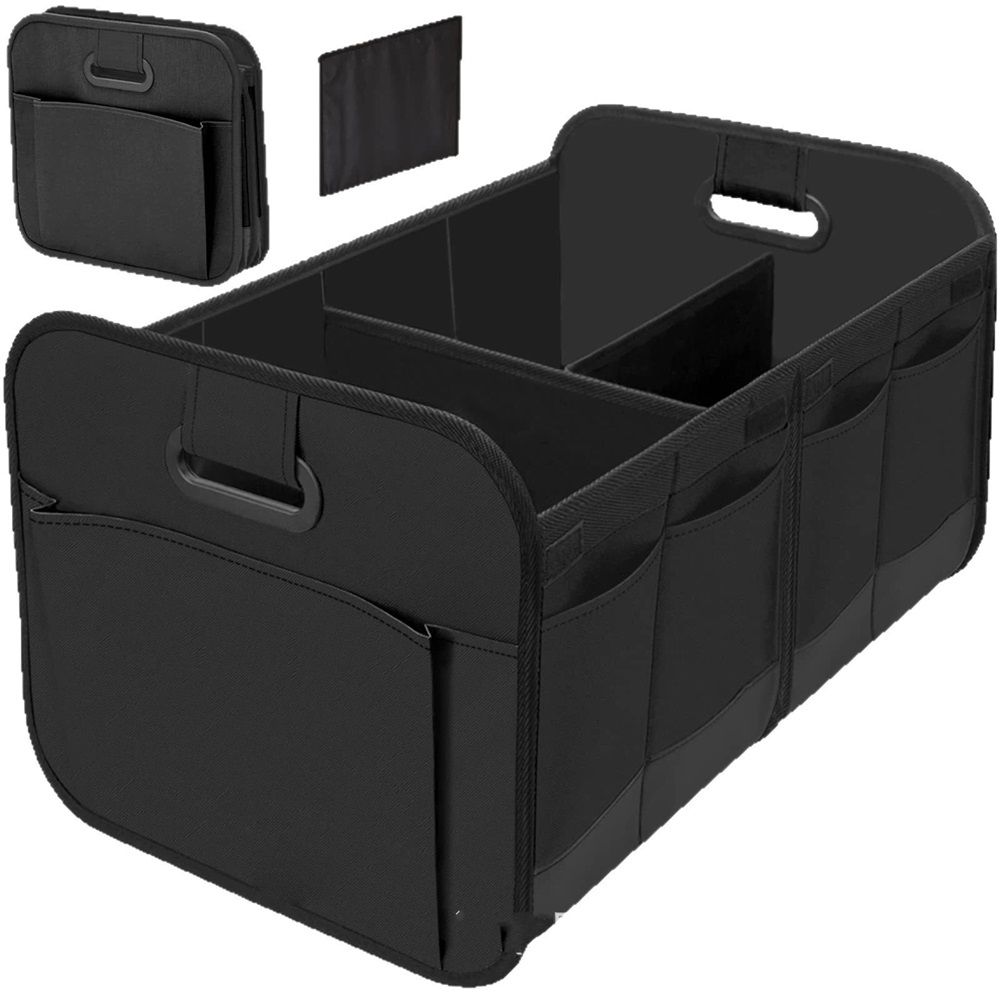 Trunk Organizer For Car, Suv, Truck | Premium Adjustable Multi Compartments