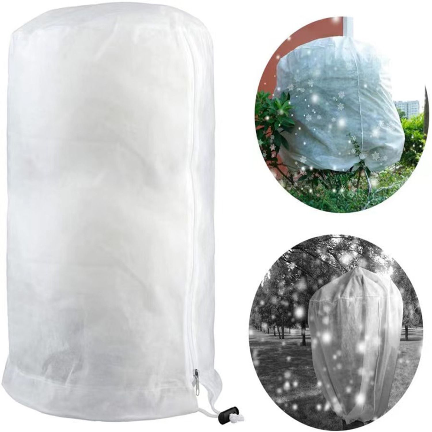 2 Pack Rounded Top Plant Covers Freeze Protection for Winter view 5