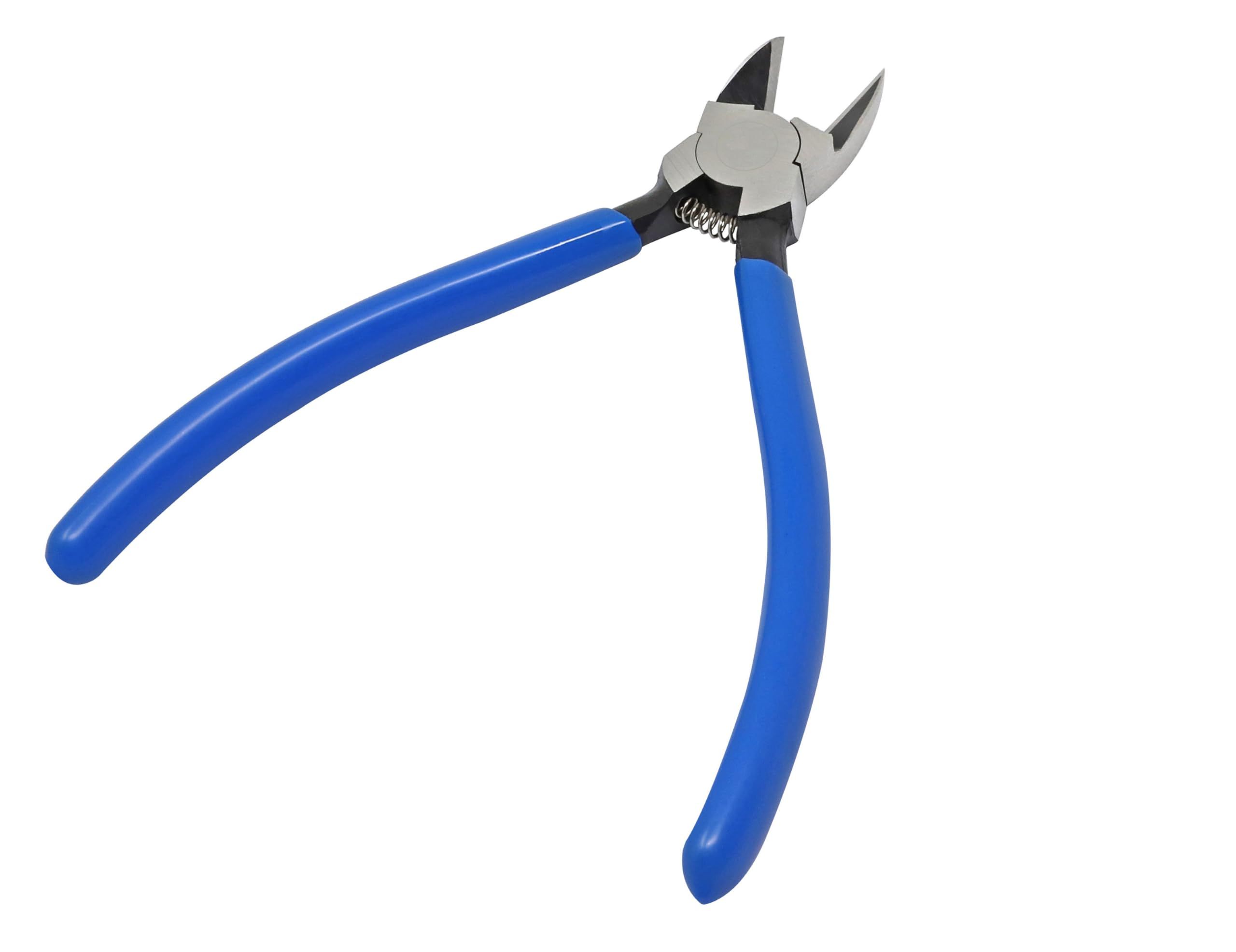 5inch Blue Diagonal Flush Wire Cutting Pliers Side Cutters Pliers Wire Cutters view 2