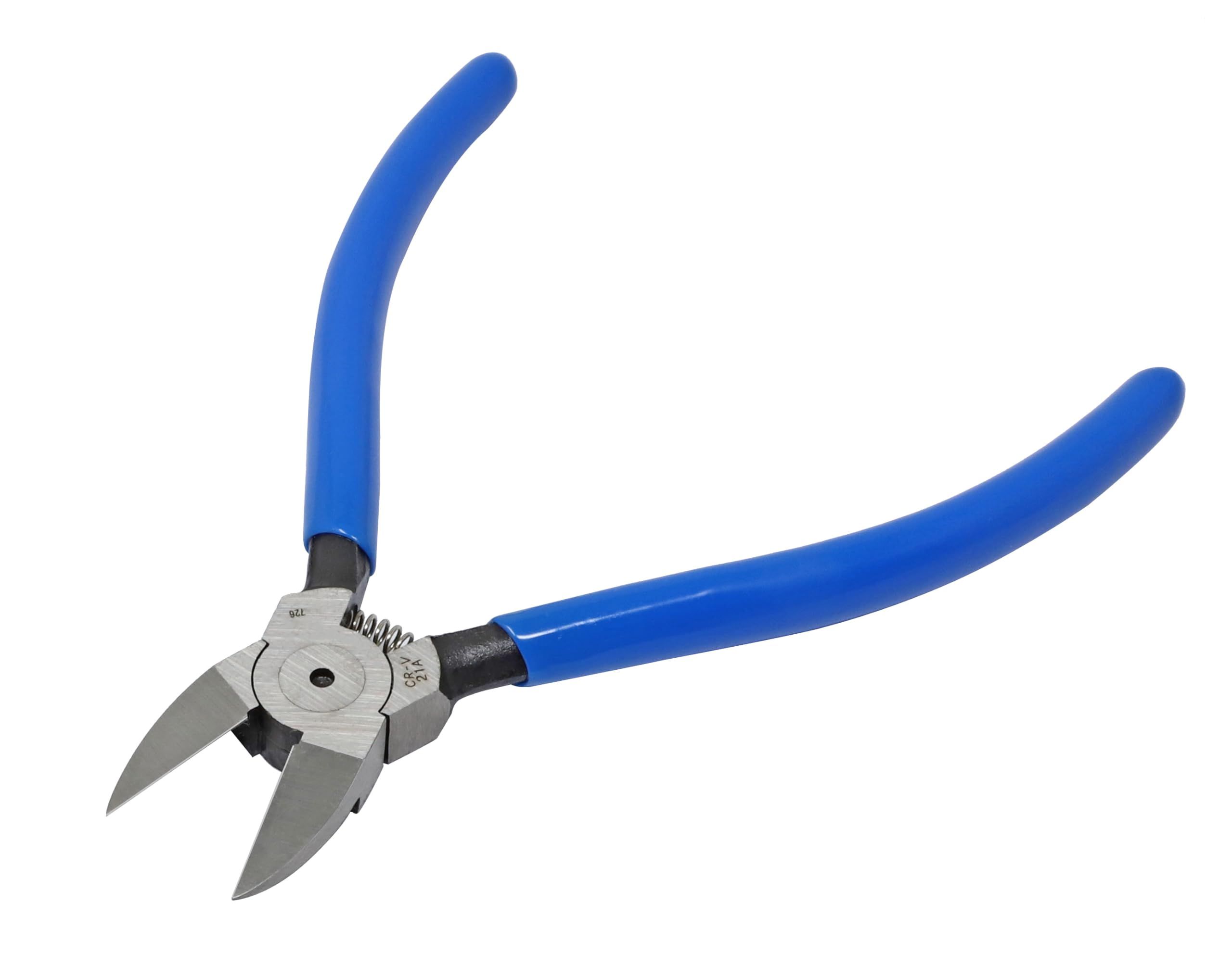 5inch Blue Diagonal Flush Wire Cutting Pliers Side Cutters Pliers Wire Cutters view 3