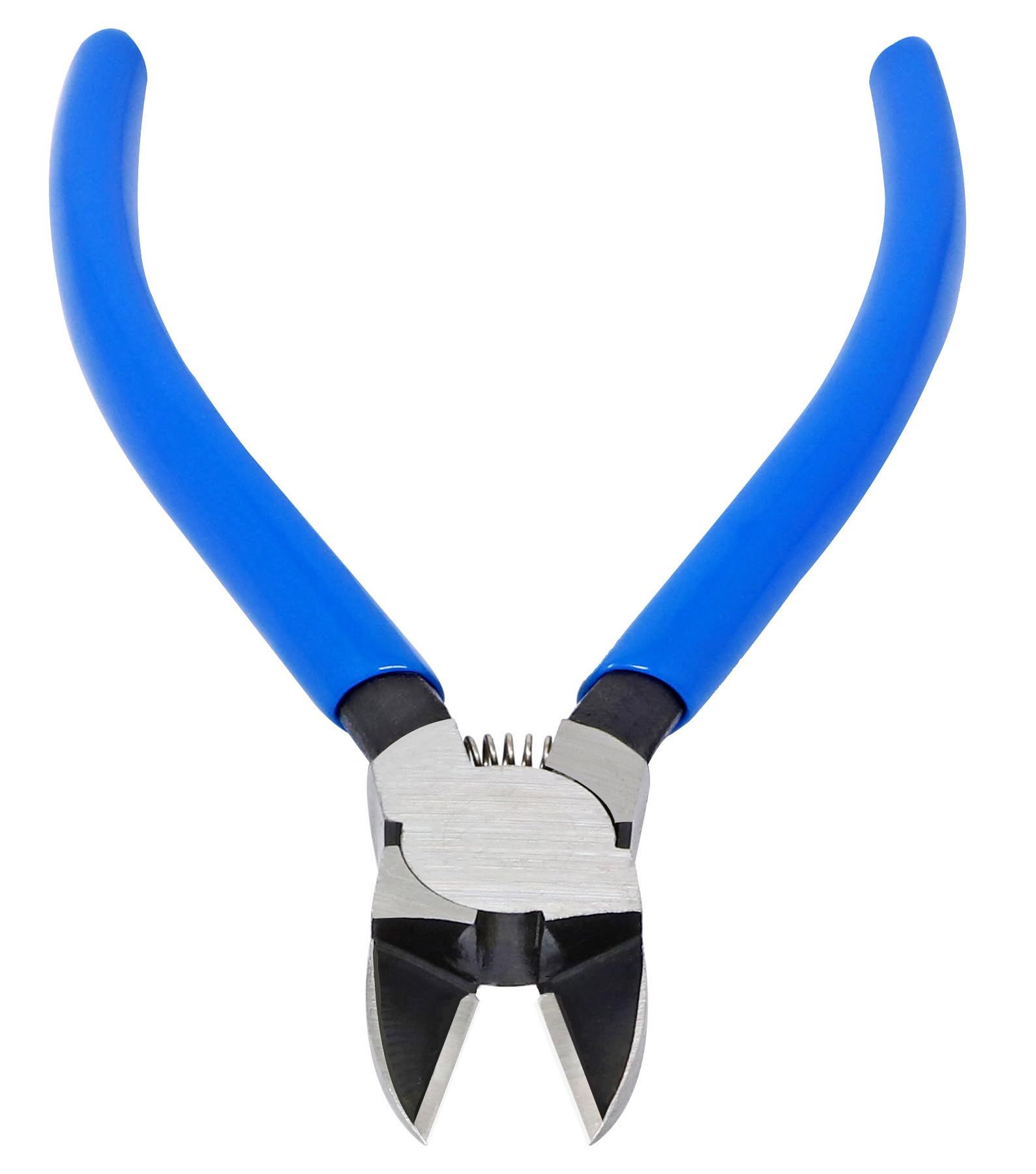 5inch Blue Diagonal Flush Wire Cutting Pliers Side Cutters Pliers Wire Cutters view 5